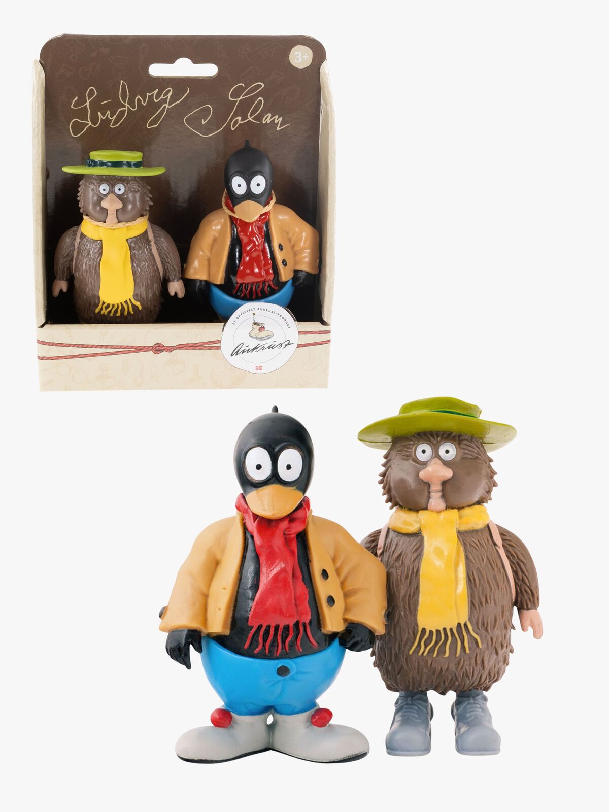 Flåklypa Figurenset Ludwig & Fabian 10 cm