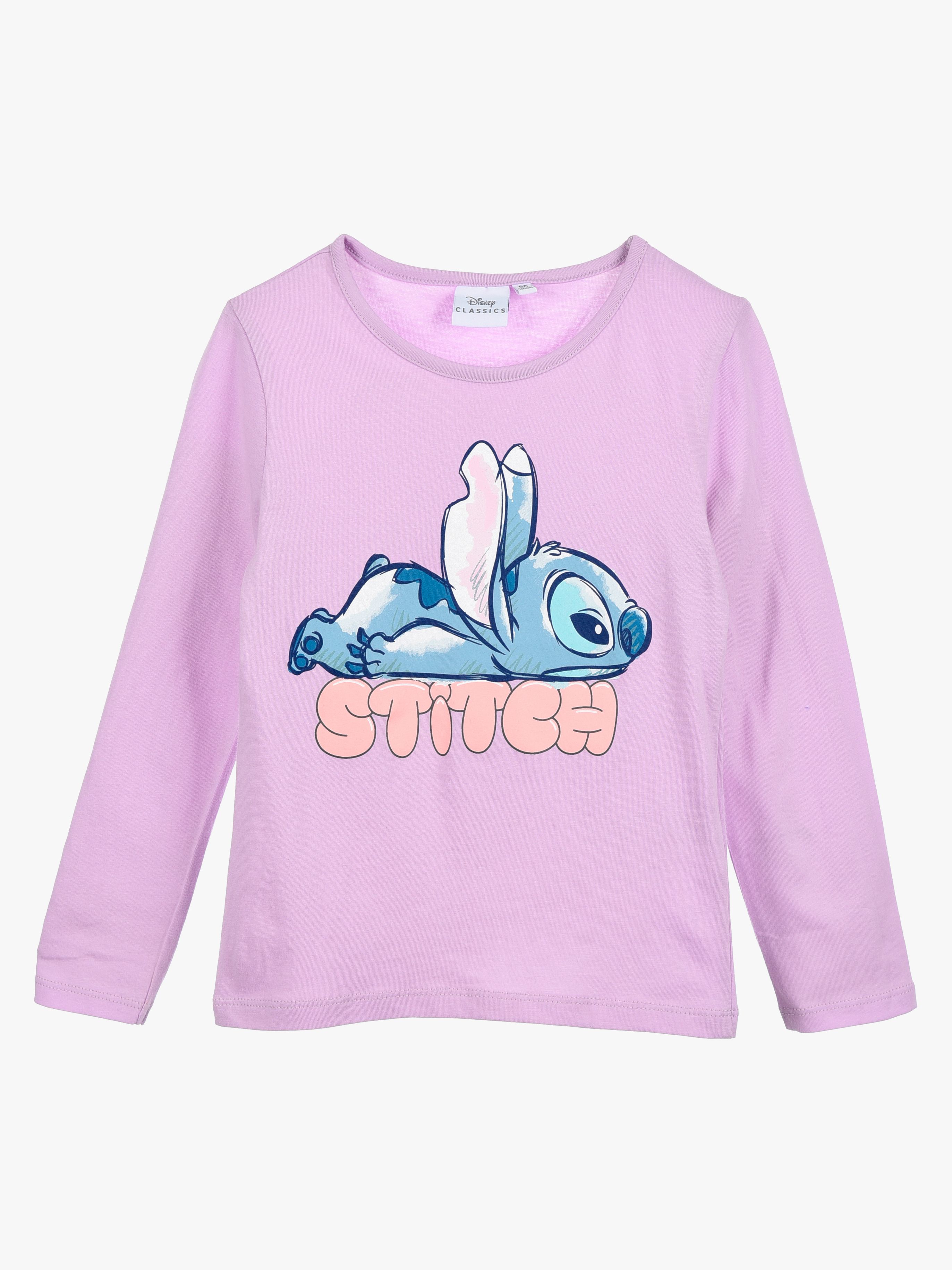 Disney Stitch Langärmliges T-Shirt, Lila, 104-110