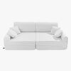 MeowBaby Boucle Premium Sofa, White