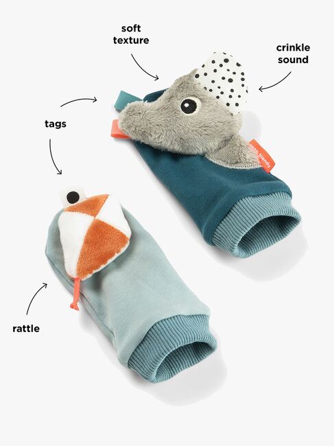 Done By Deer Playground Fußrassel, Blau