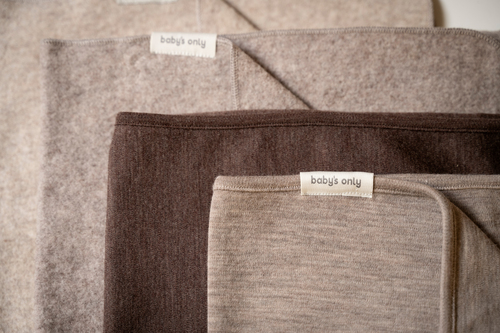 Baby's Only Baby Crib Decke Merinowolle TOG 0.5, Fine Taupe