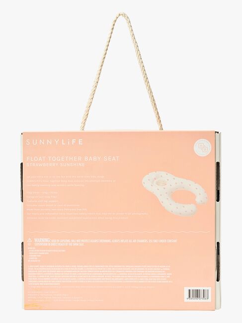 SUNNYLiFE Baby Float Together Aufblasbare Luftmatratze, Strawberry Sunshine