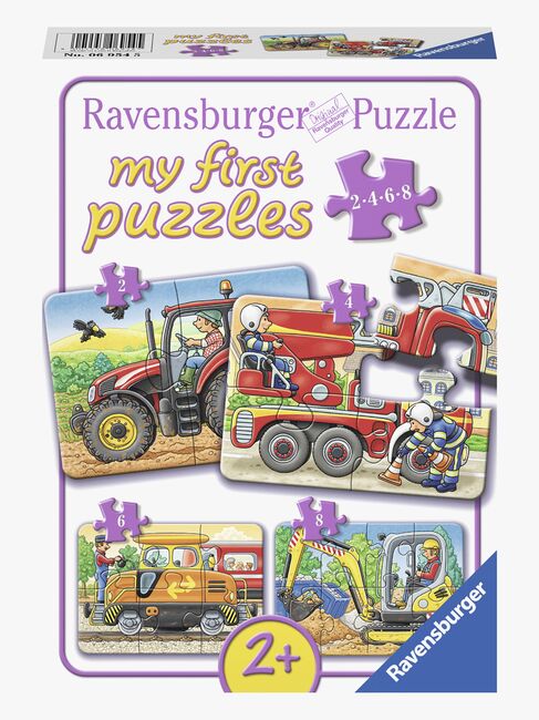 Ravensburger Puzzle Fahrzeuge 2, 4, 6 & 8 Teile