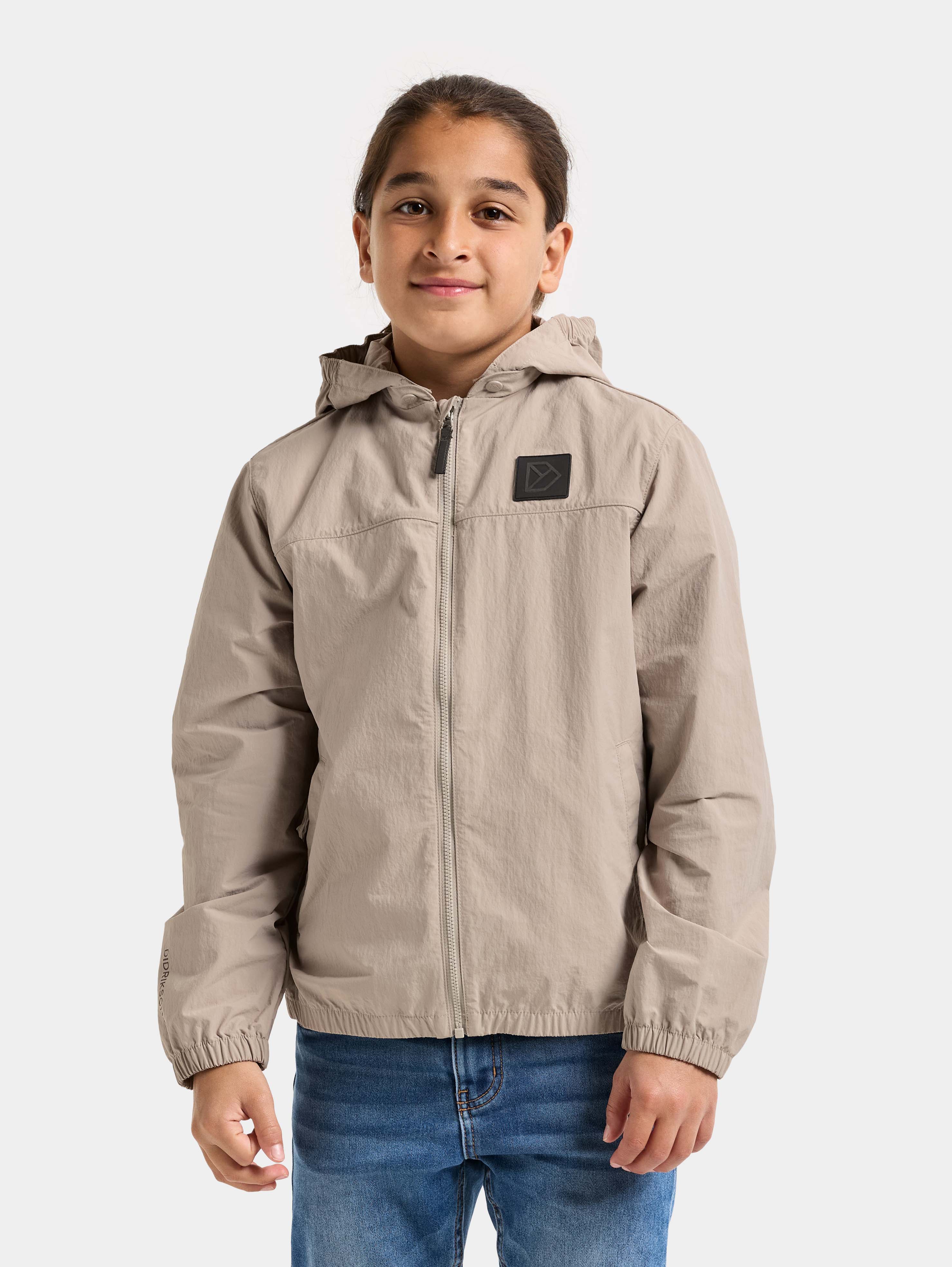 Didriksons Jasper Winddichte Trekkingjacke, Beach beige, 160