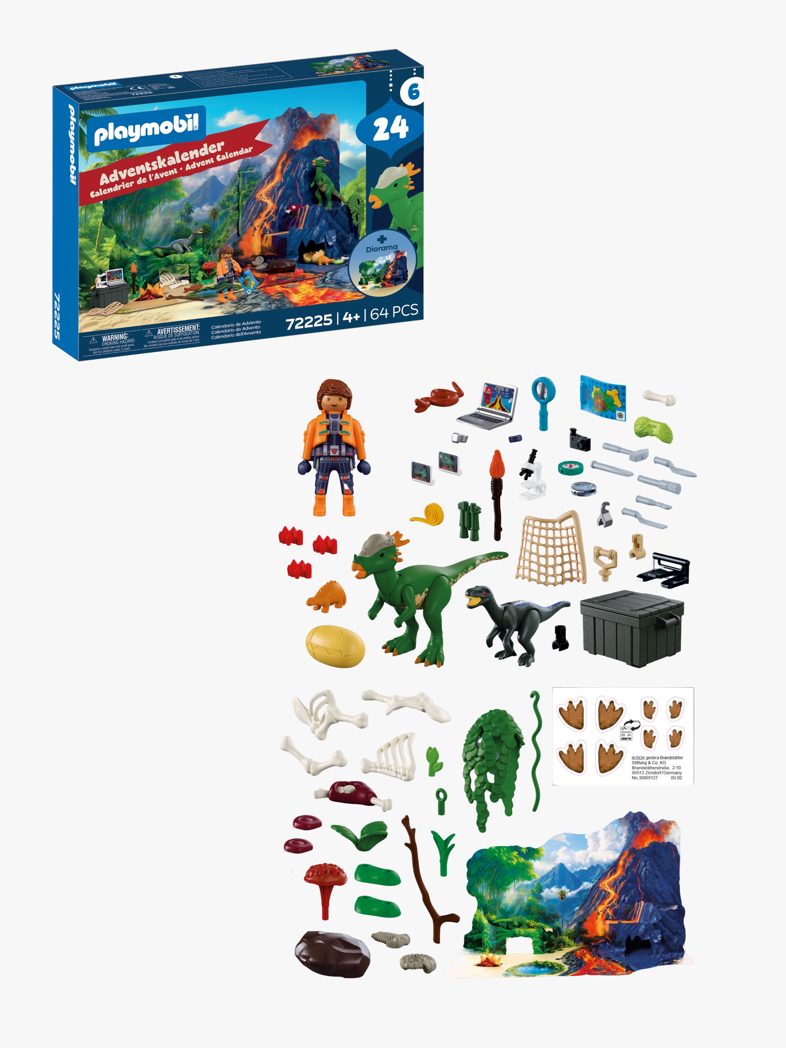 Playmobil 72225 Adventskalender 2026 Dino-Expedition