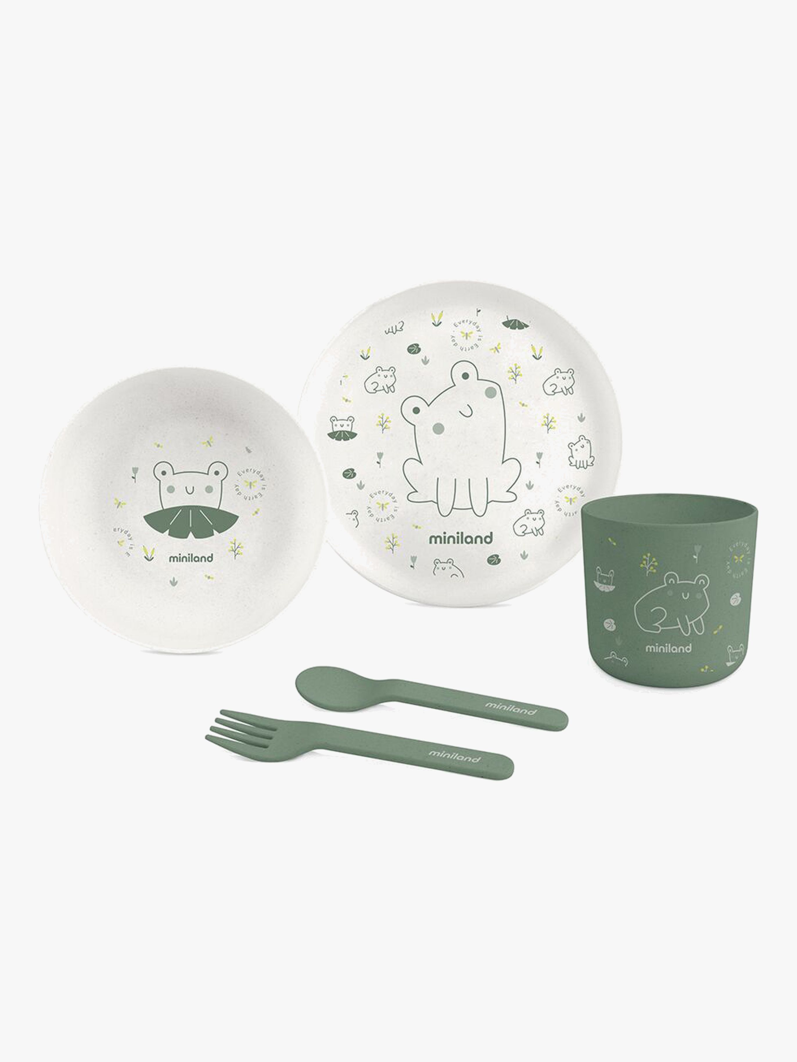Naturmeal Geschirr-Set, Frog