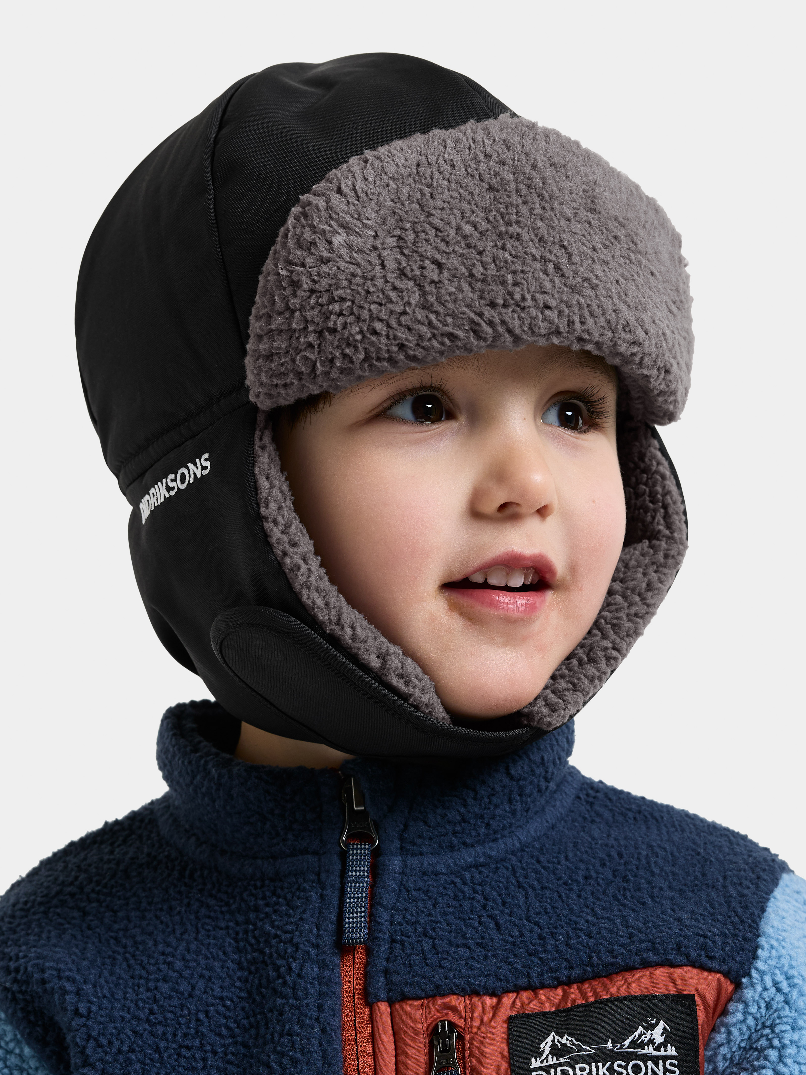 Didriksons Biggles Mütze, Schwarz, 50