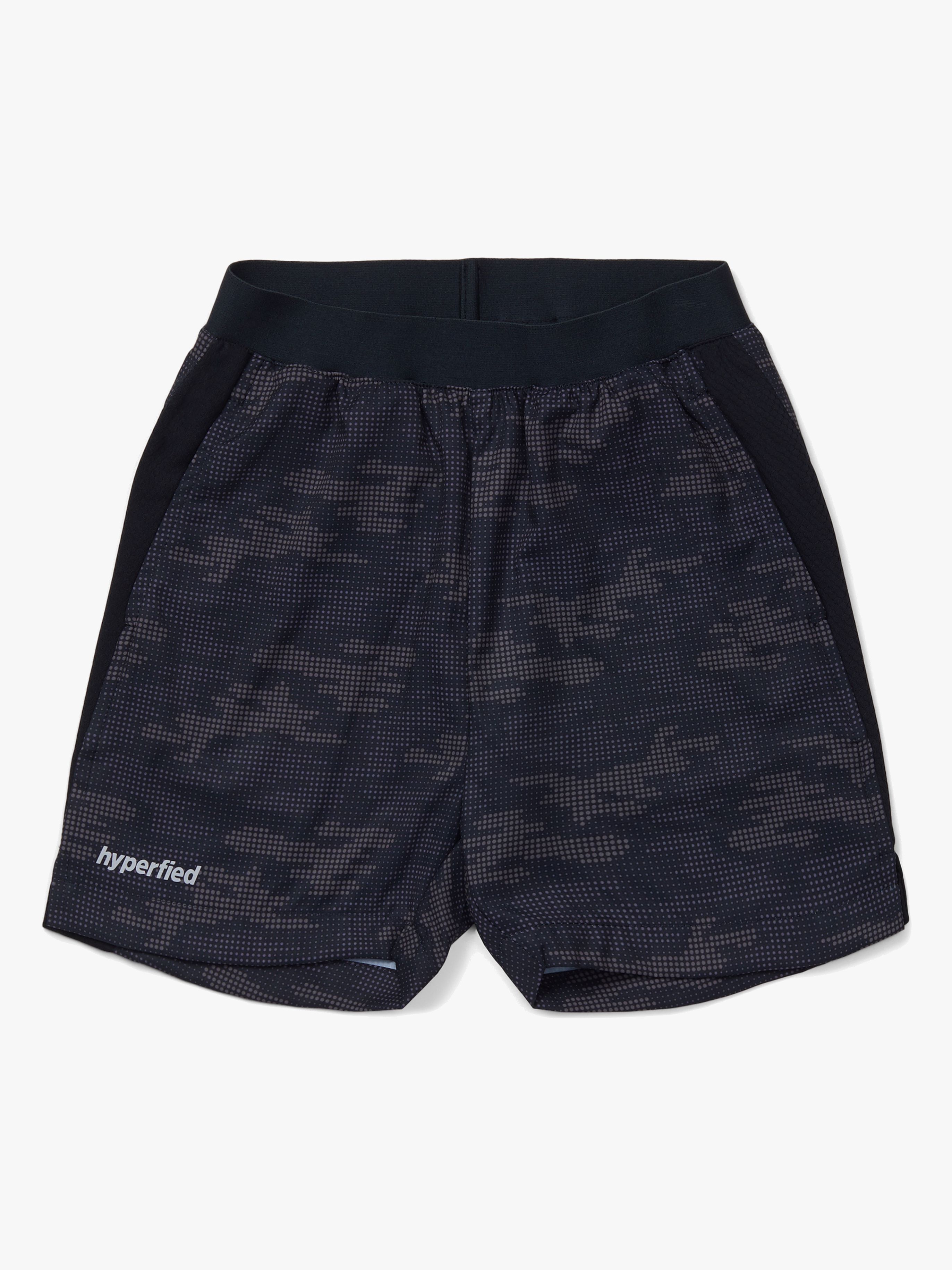 Mesh Shorts, Grey Camo 122–128
