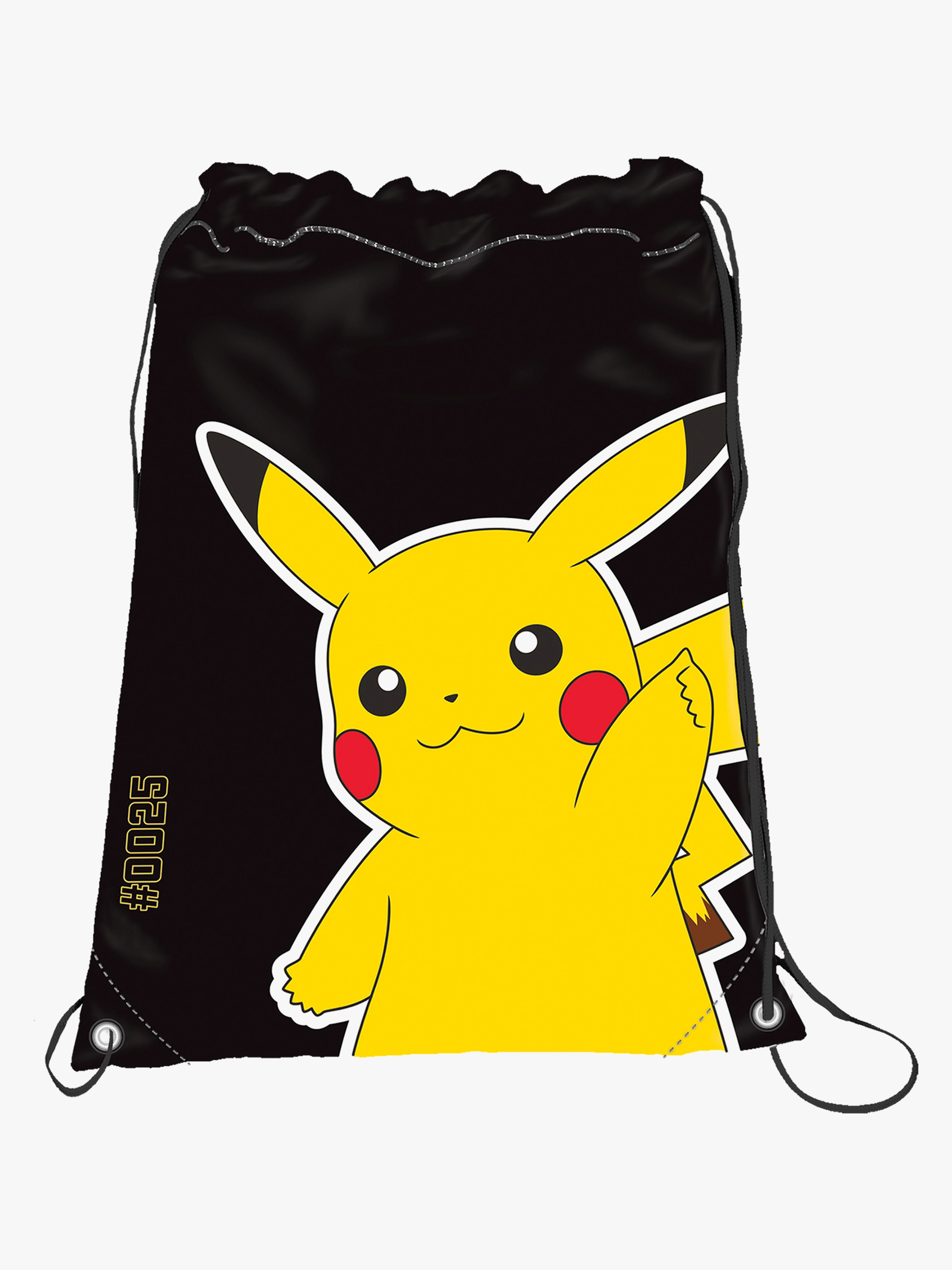 Pikachu Turnbeutel, Schwarz