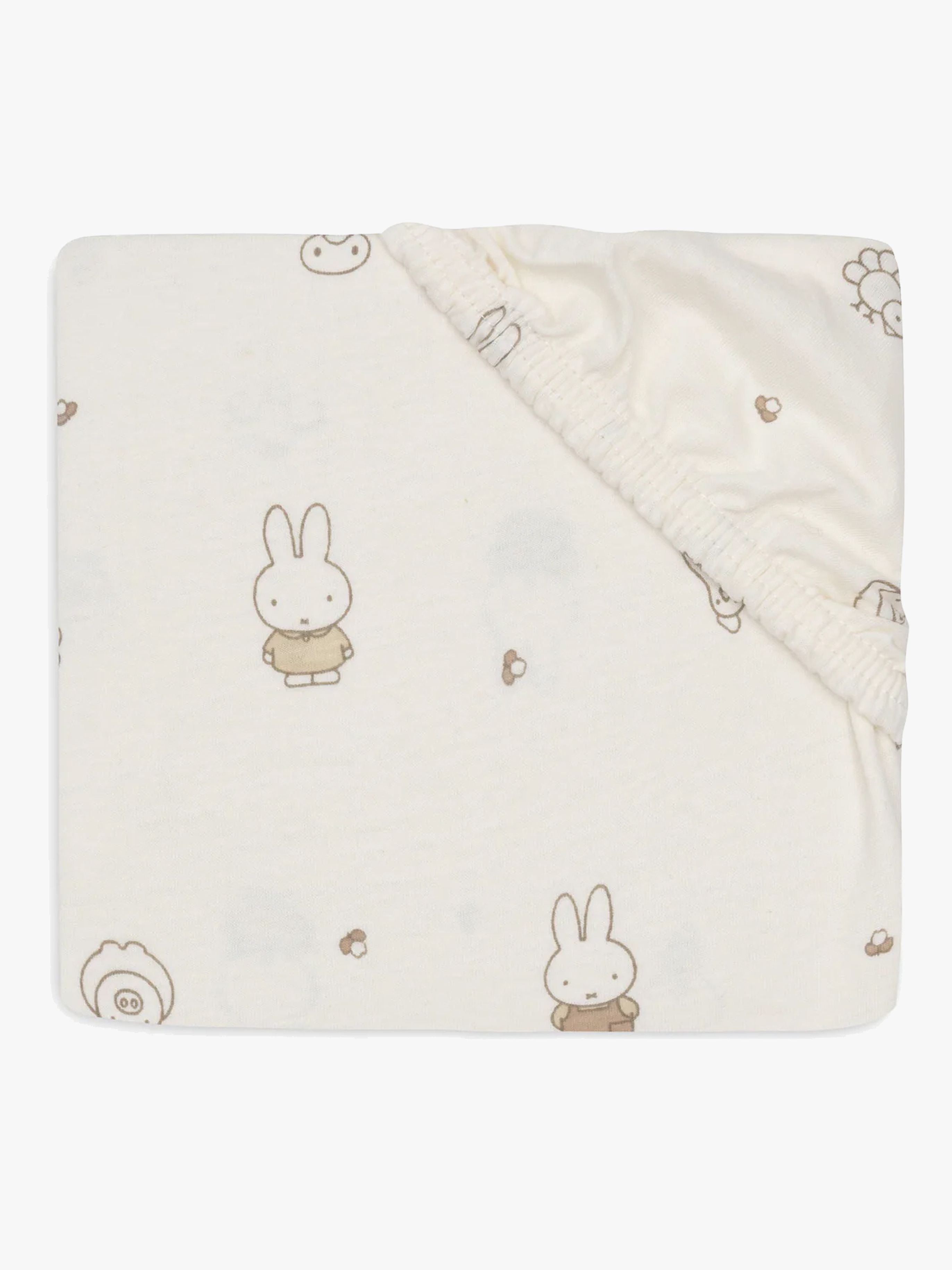Jollein Spannbettlaken 60x120, Miffy Family Farm