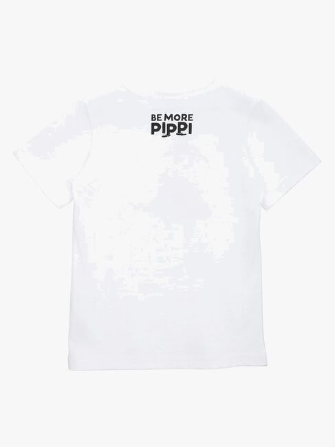 Pippi Langstrumpf  Gutmütig T-Shirt, Weiß