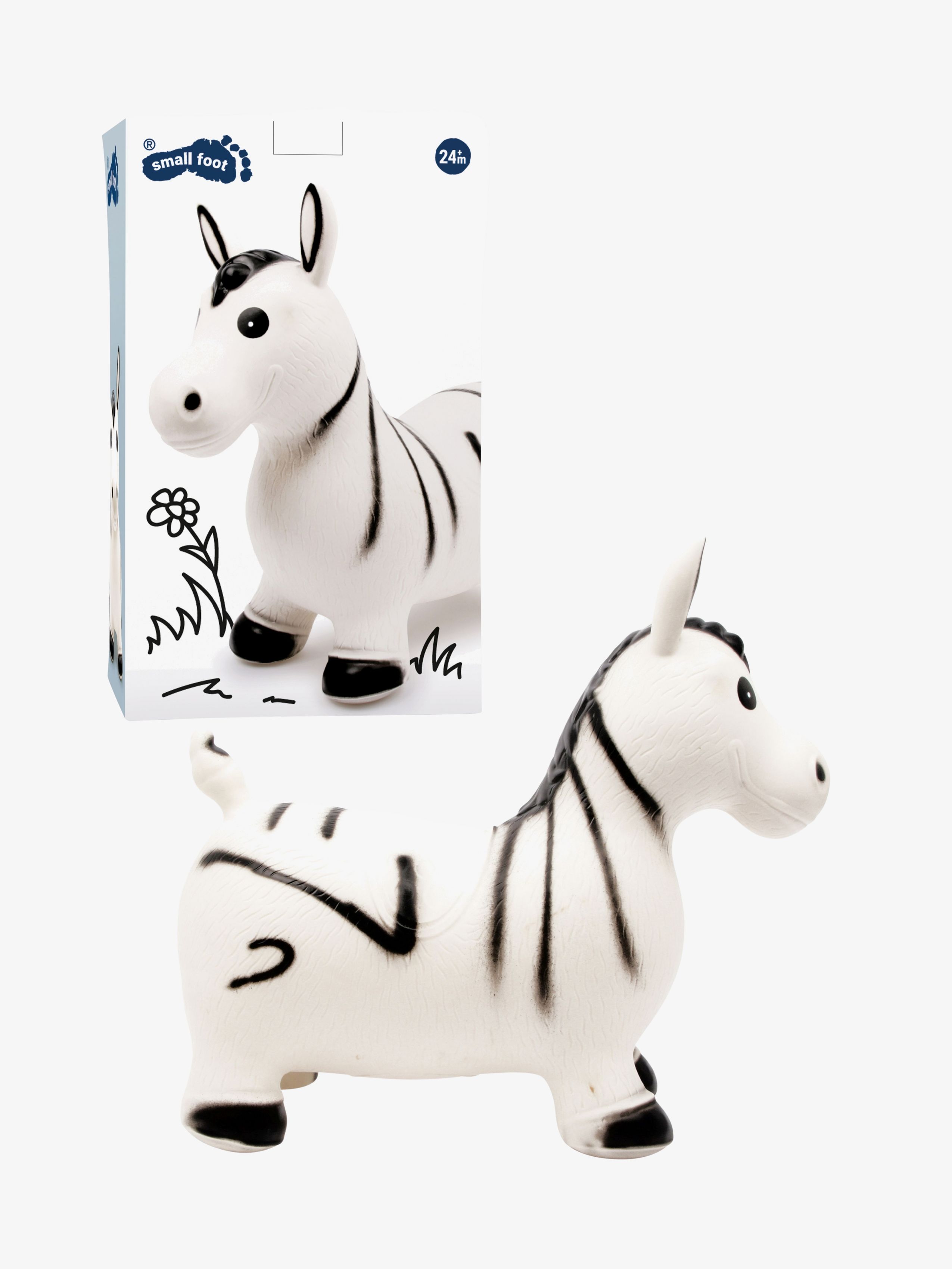 Hüpftier Zebra