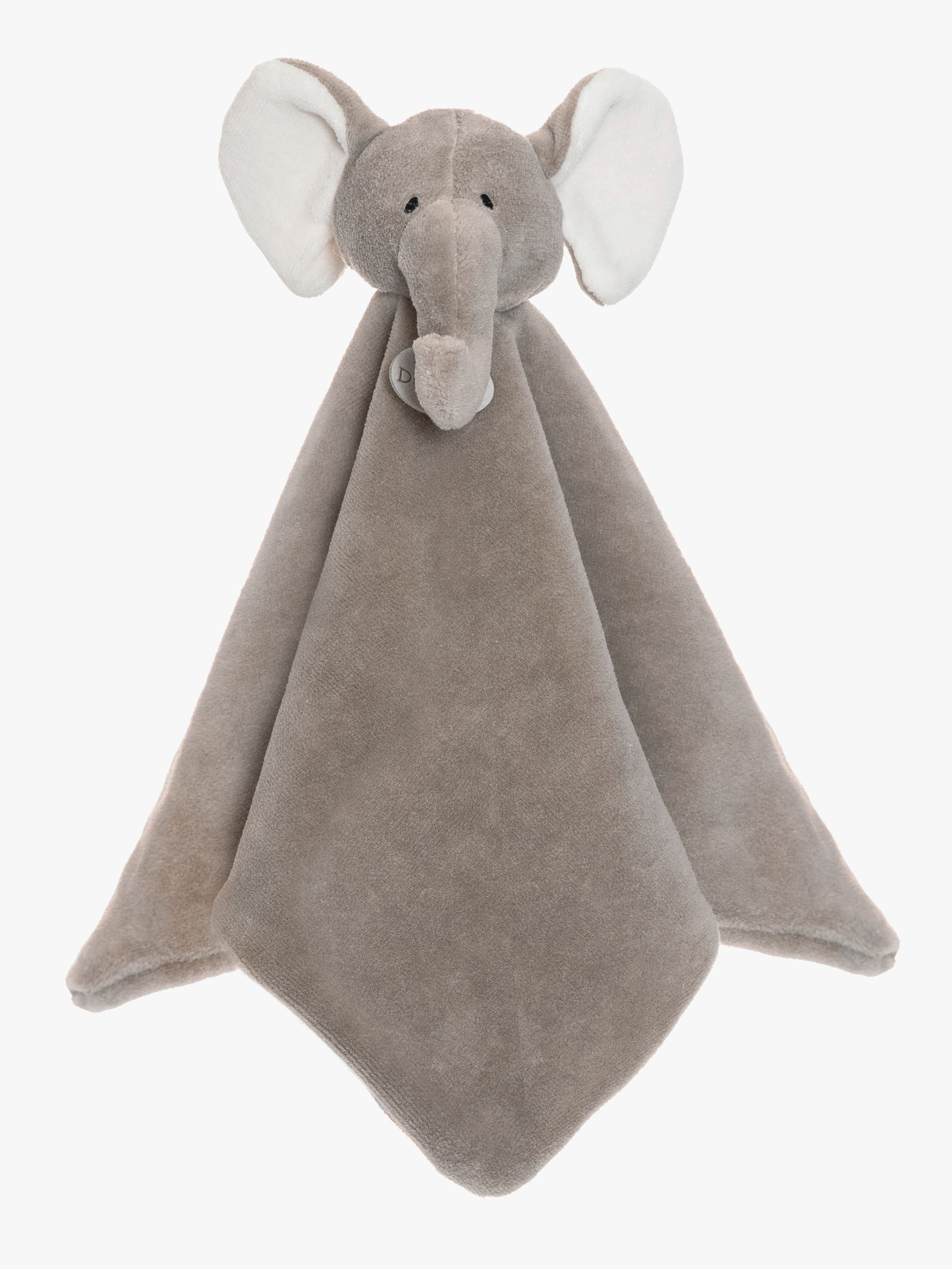 Diinglisar Elefant Schmusetuch, Grey