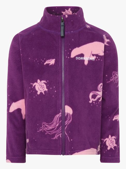 Didriksons Monte Fleecejacke, Winter Ocean Purple