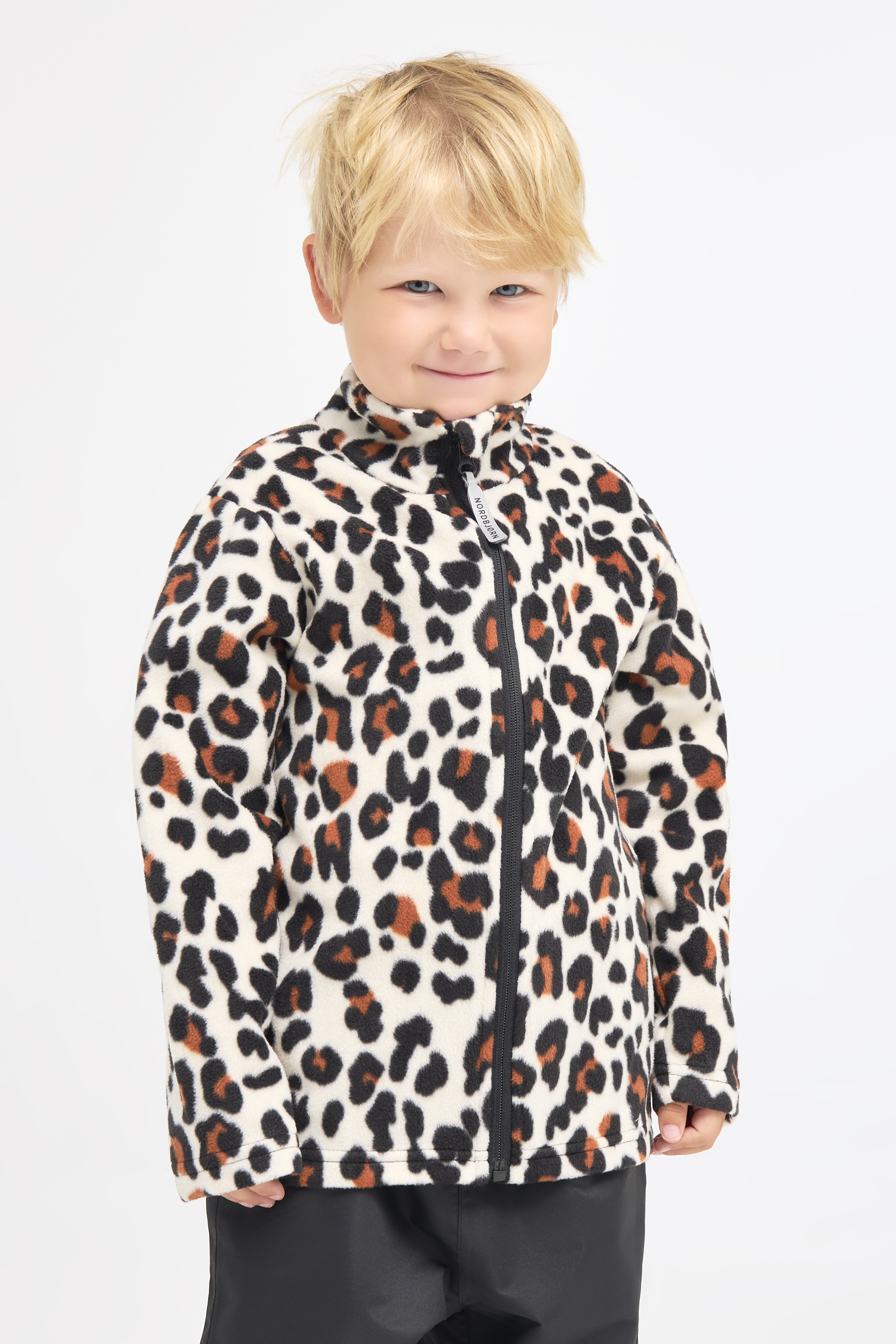 Nordbjørn Malö Fleecejacke, Leopardy Rustic Sandshell, 86-92