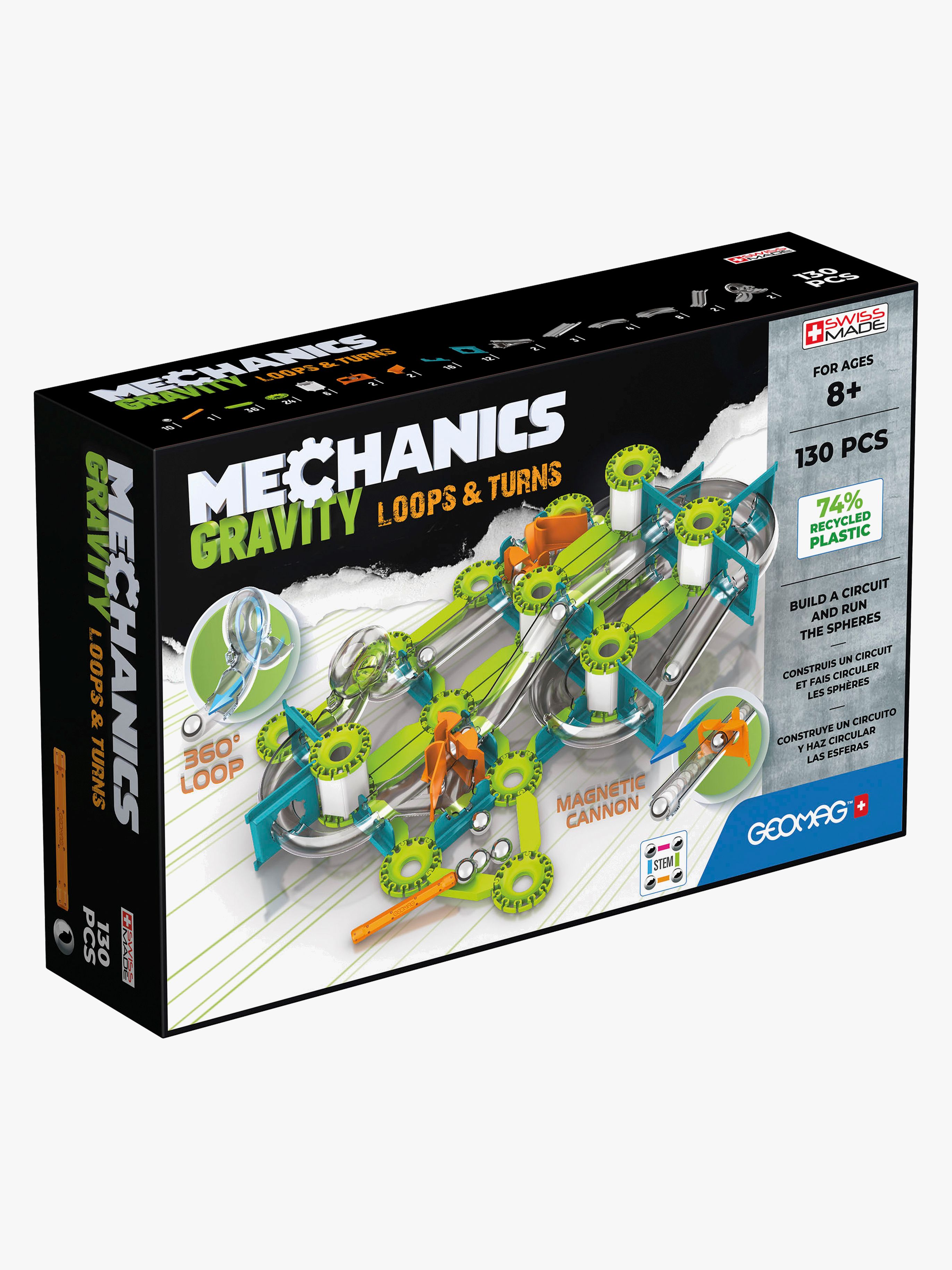 Mechanics Gravity Loops & Turns Bausatz 130 Teile