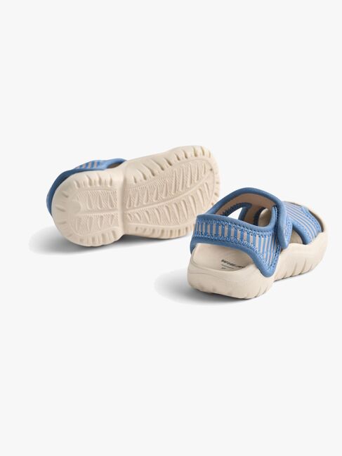 Wheat Bani Sandalen, Blue/Swim Stripe
