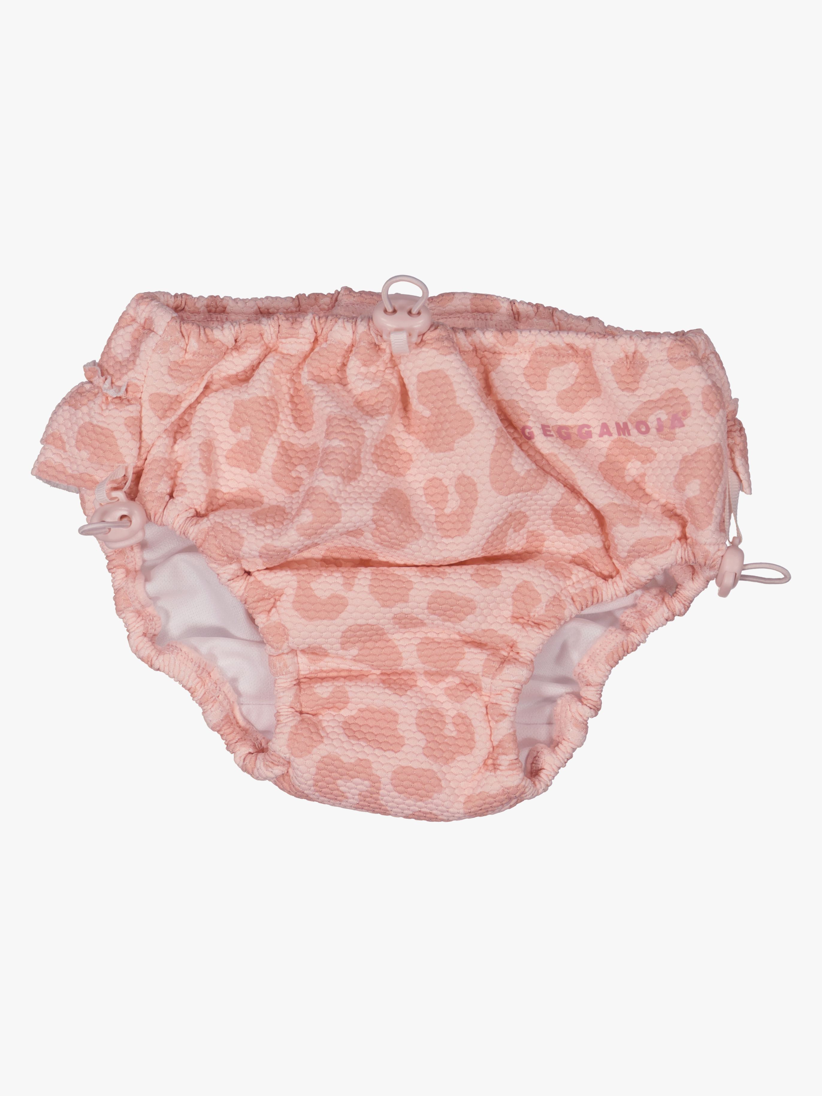 Geggamoja UV-Schwimmwindel, Pink Leo, 50-56