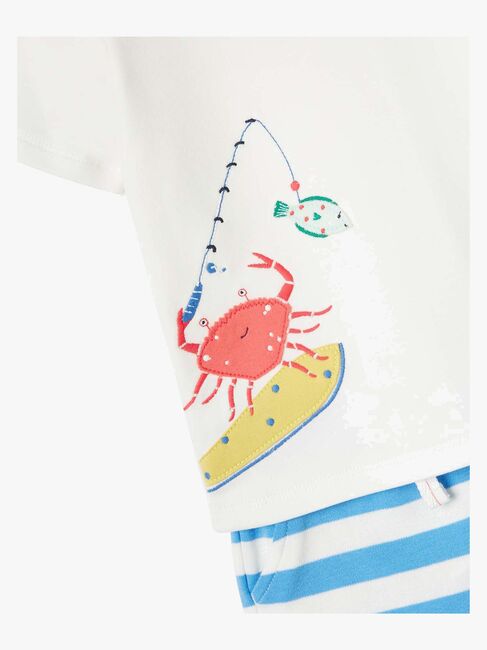 Tom Joule Barnacle Outfit, White Crab