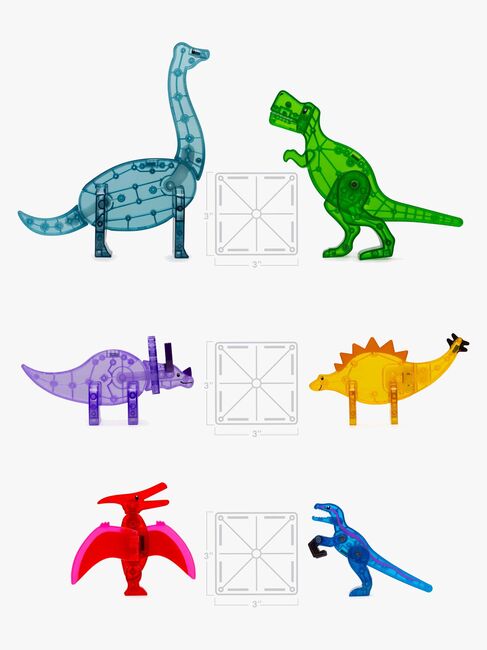 MAGNA-TILES Dino-Welt XL Bausatz 50 Teile