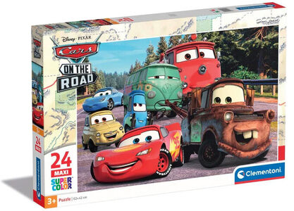 Clementoni Maxi Disney Cars On the Road Kinderpuzzle 24 Teile