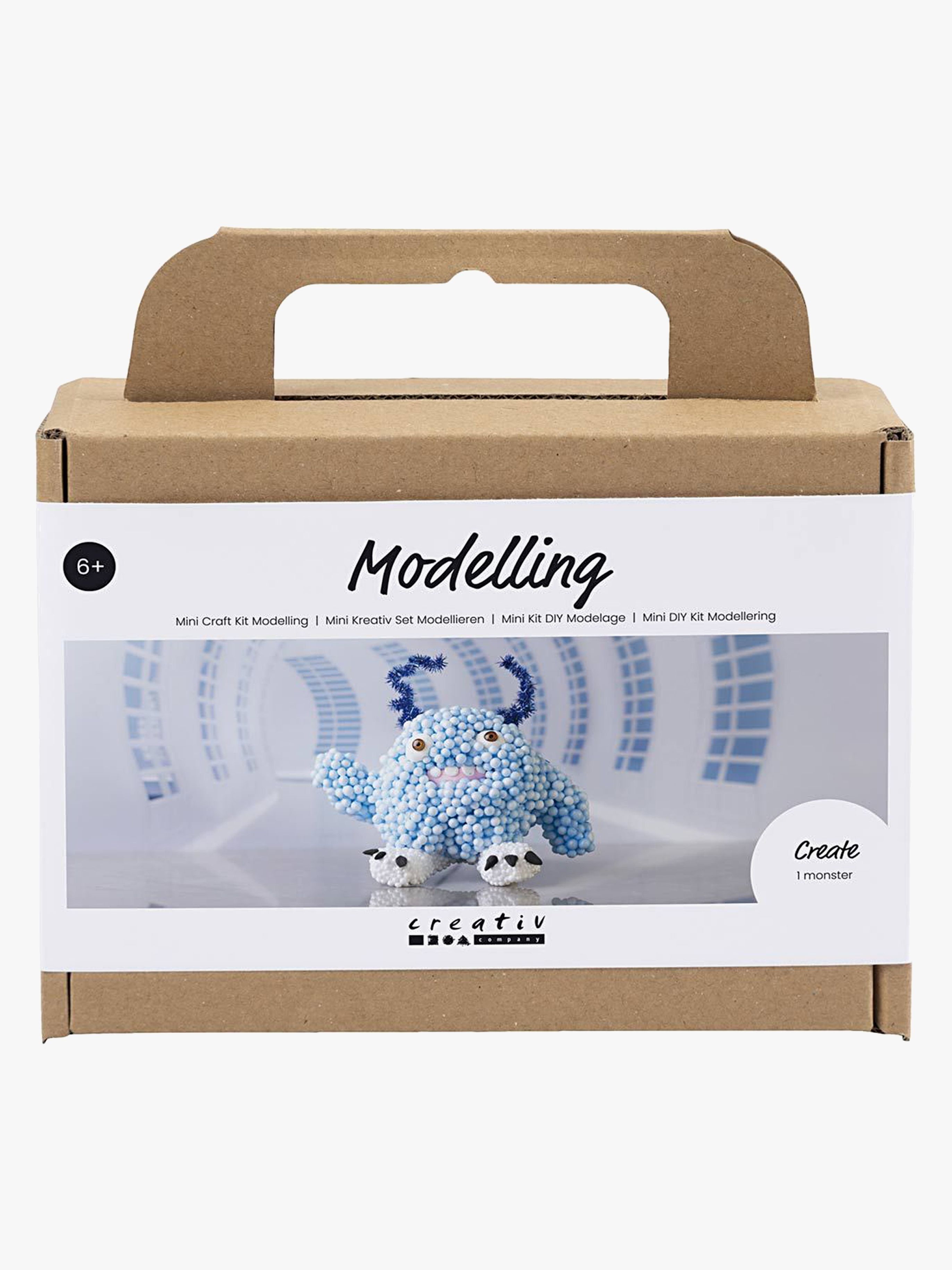 Bastelset Mini Modelliermasse Monster Bobby