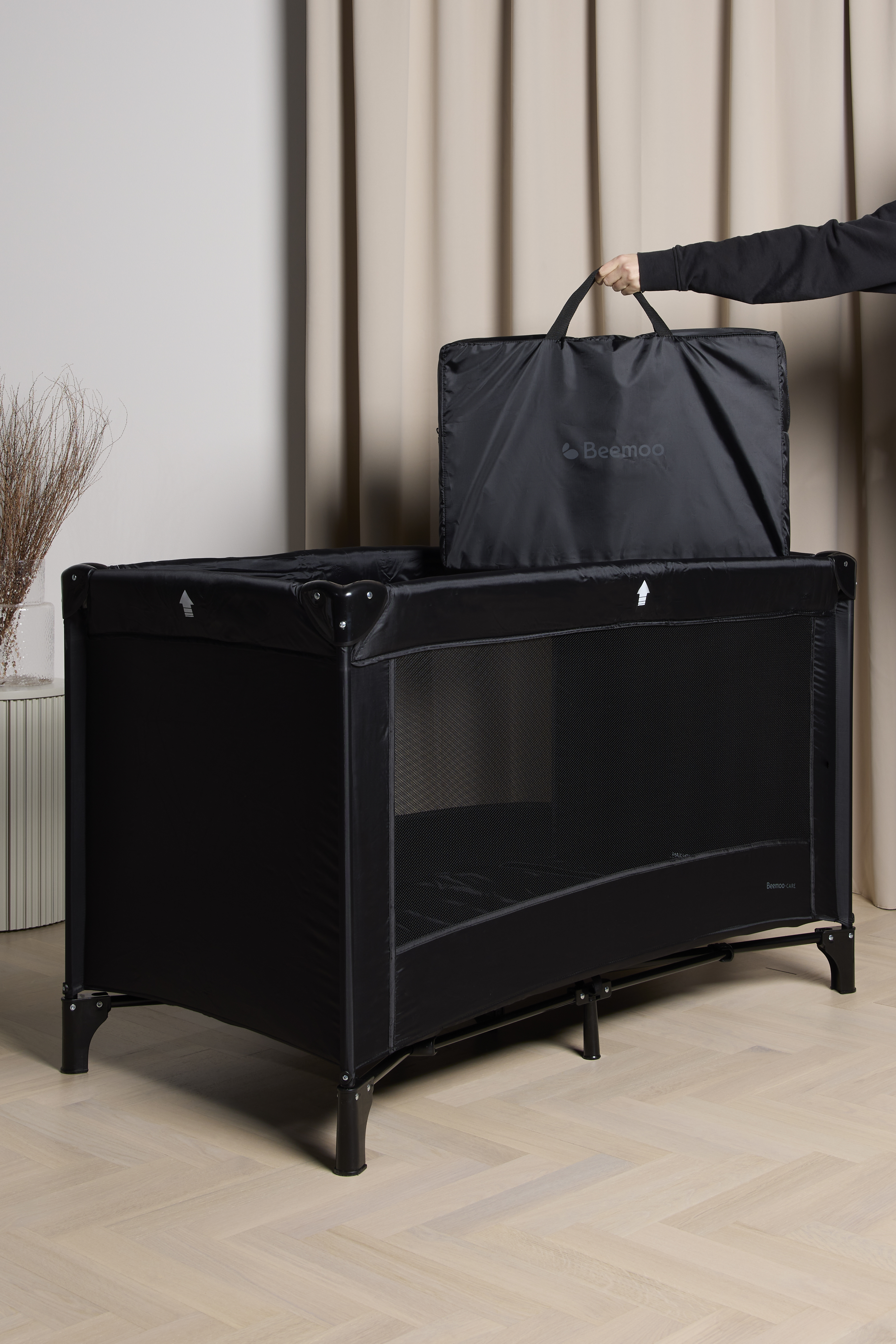 CARE Reisebett inkl. Matratze, Black