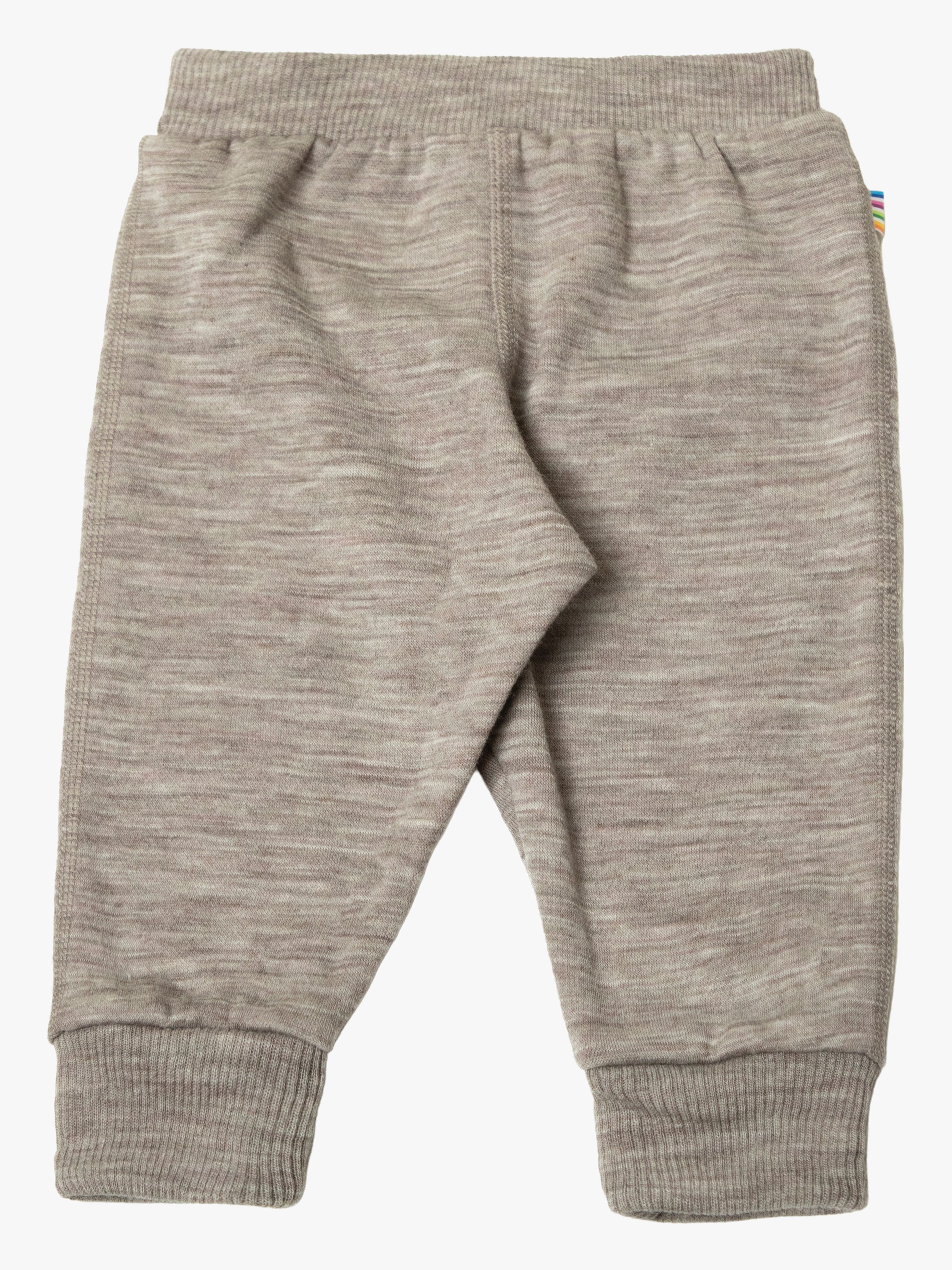 Jogginghose Merinowolle, Sesame Melange, 140