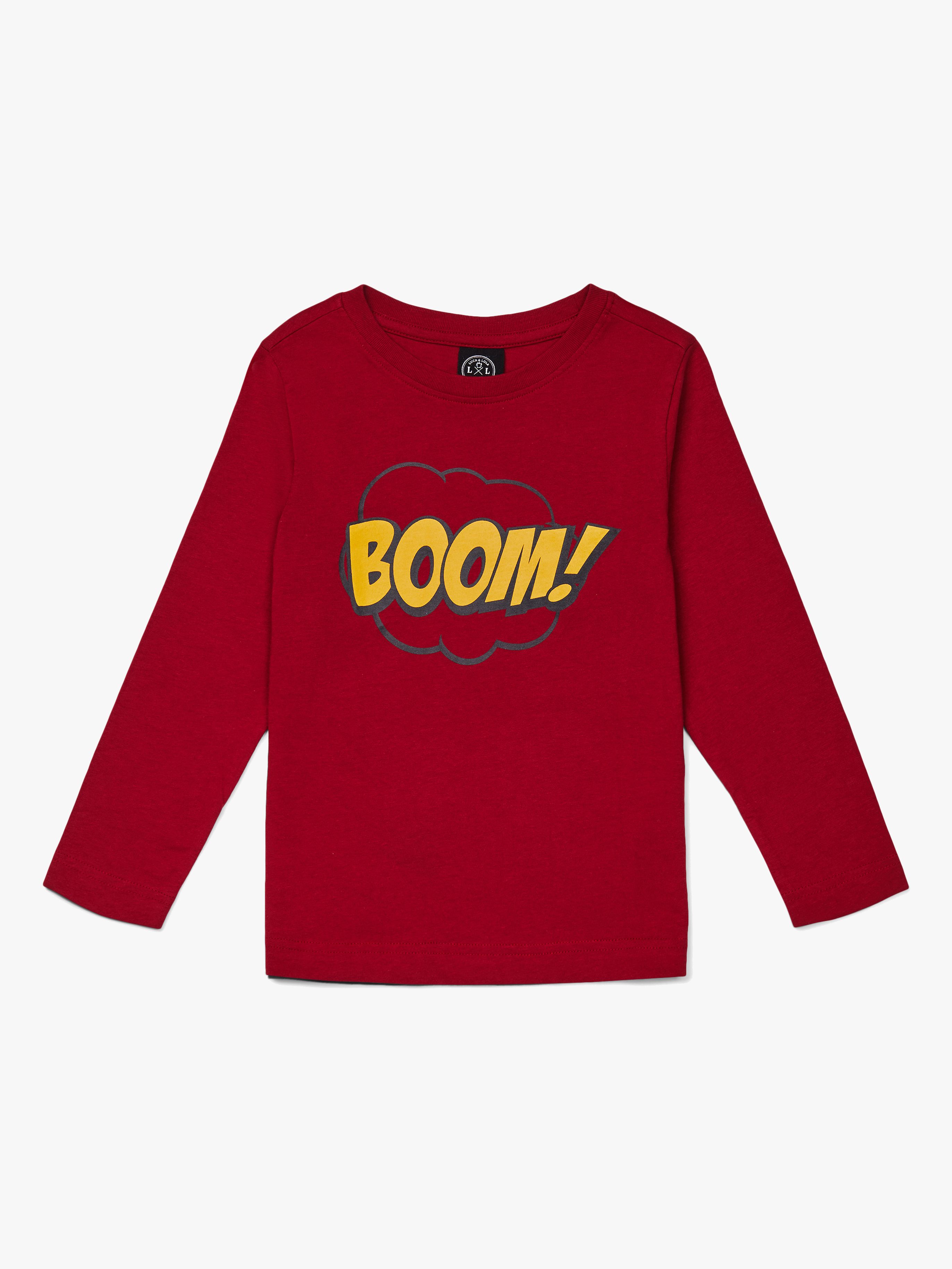 Luca &  Lola Gabriel Langarmshirt, Red 110–116