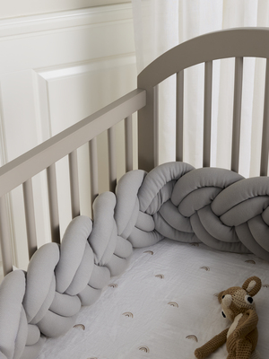 Alice & Fox ALEAH Geflochtenes Nestchen, Grau