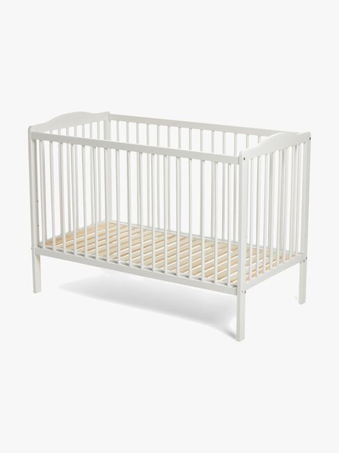 JLY MAJA Dream Gitterbett mit BabyMatex Softi Matratze 60x120, Vit
