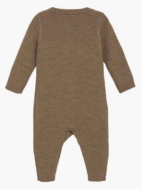 CeLaVi Strick-Overall Merinowolle, Cocoa Creme