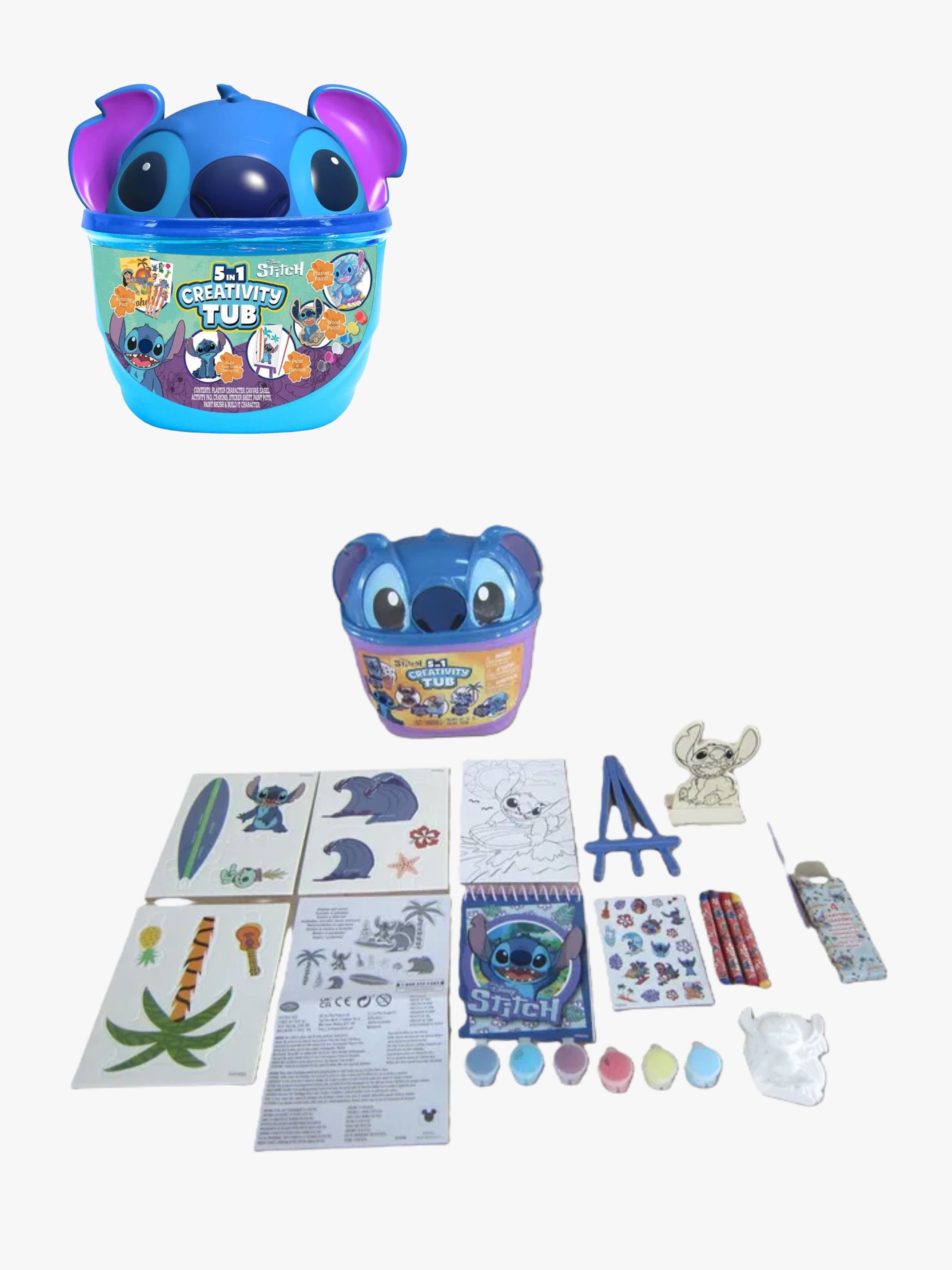 Disney Stitch Aktivitätswürfel 5-in-1, Babyspielzeug