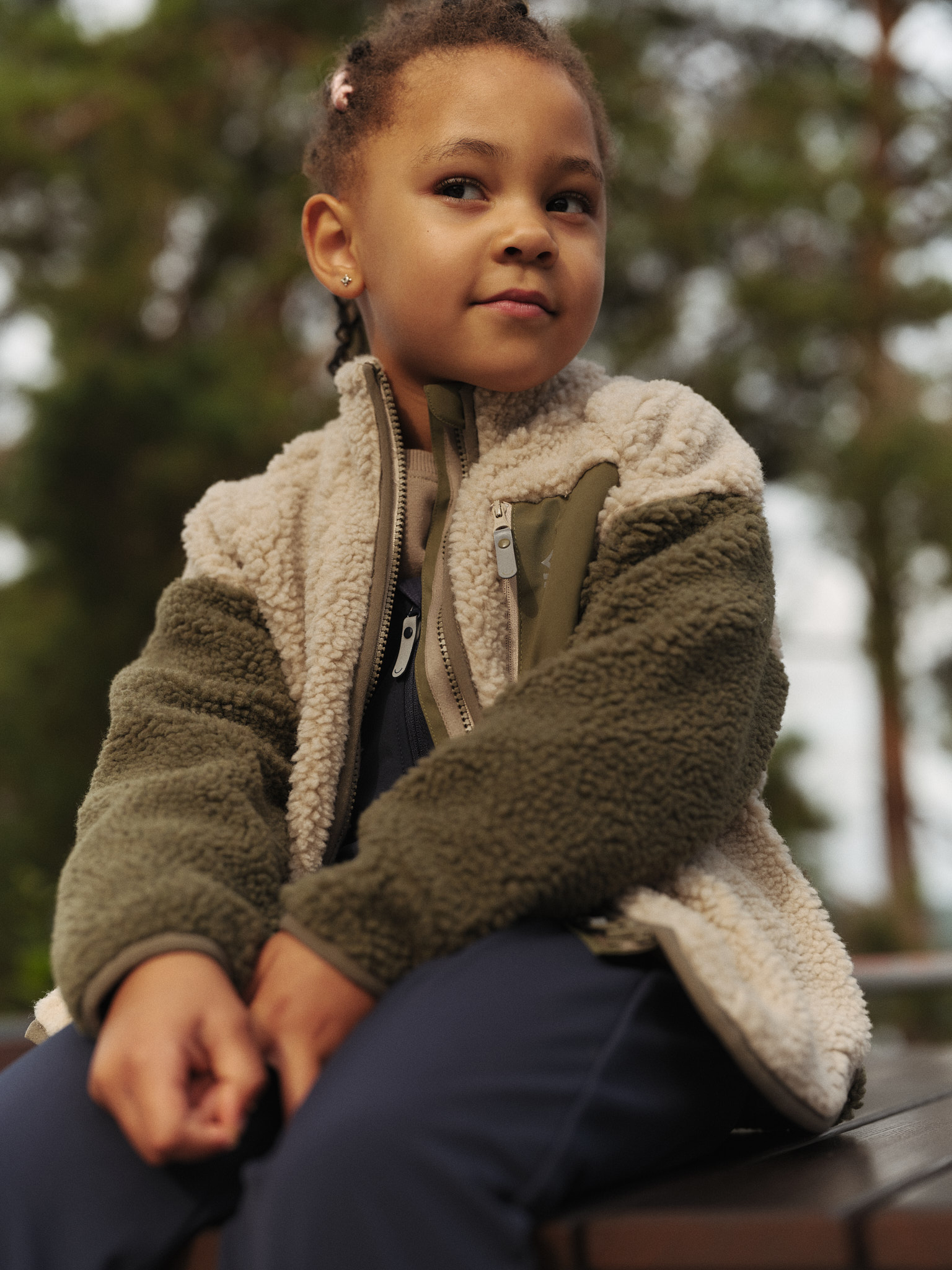 Viking Playtime Fleecejacke, Cement, 140