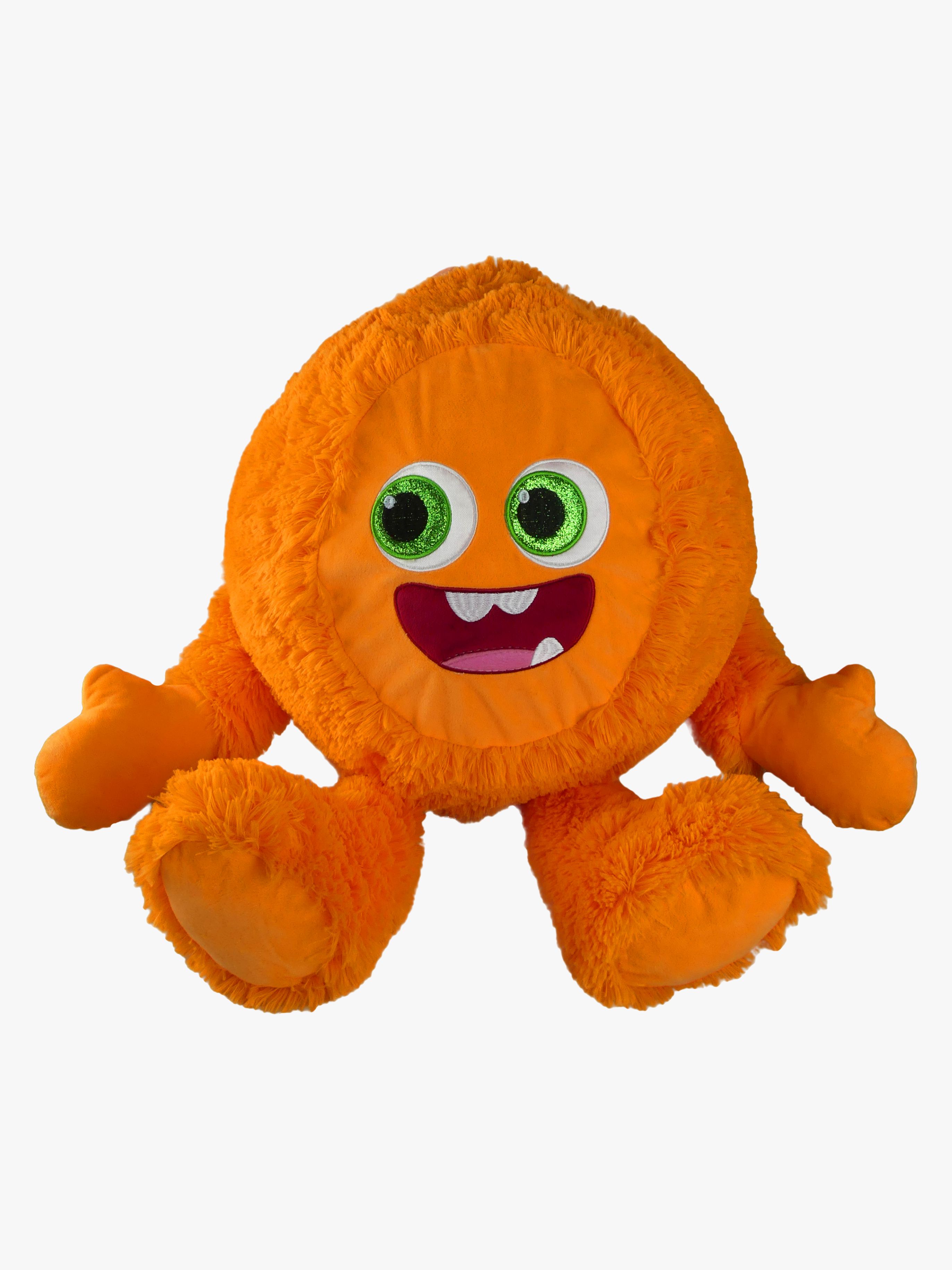 Fuzzy Monster Spielball 40 cm, Orange
