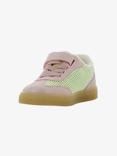 SJ Sneaker, Light Pink/Yellow