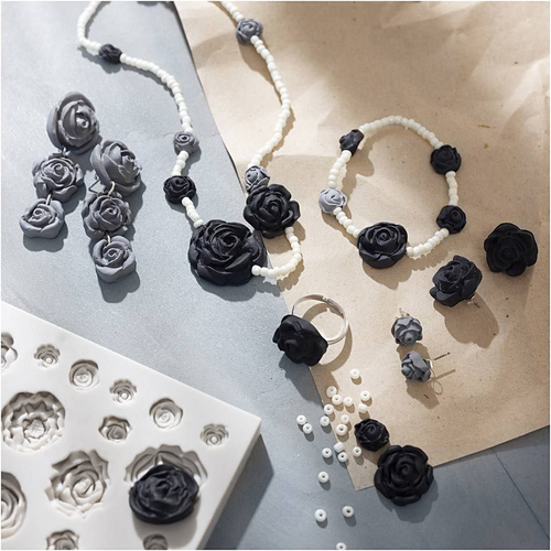 Creativ Company Bastelset Schmuckstücke Rosen DIY