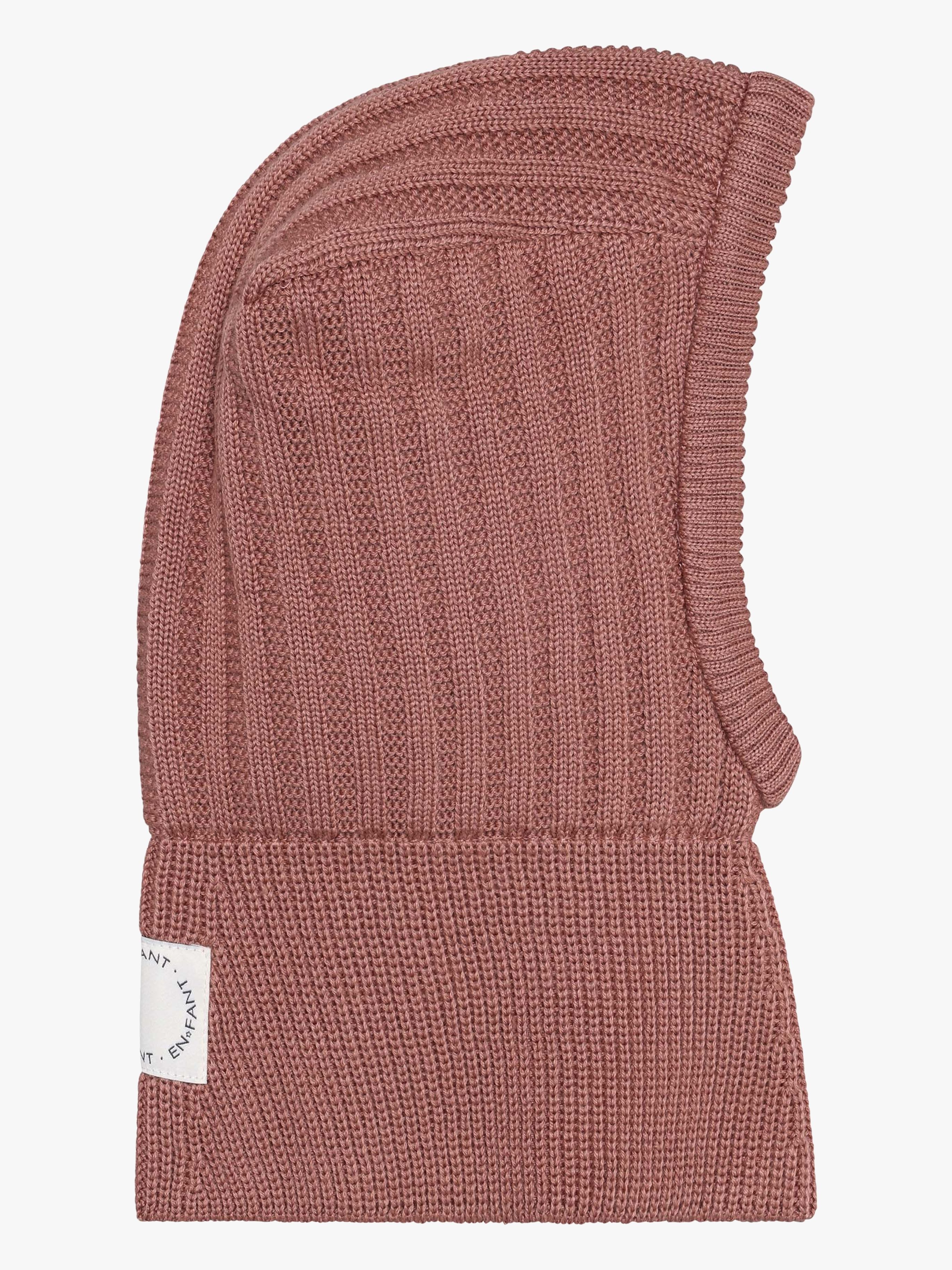 Schlupfmütze Wollmischung, Burlwood, 52
