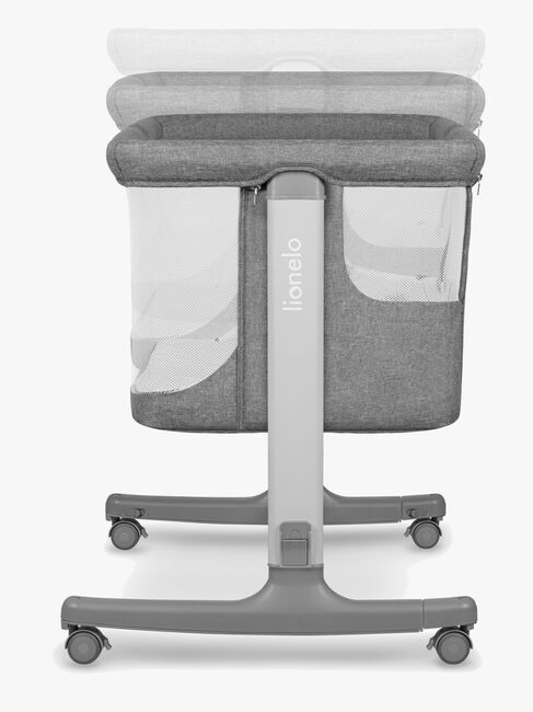 Lionelo Aurora Beistellbett 3-in-1, Grey Concrete