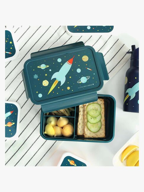 A Little Lovely Company Bento Lunchbox, Weltraum