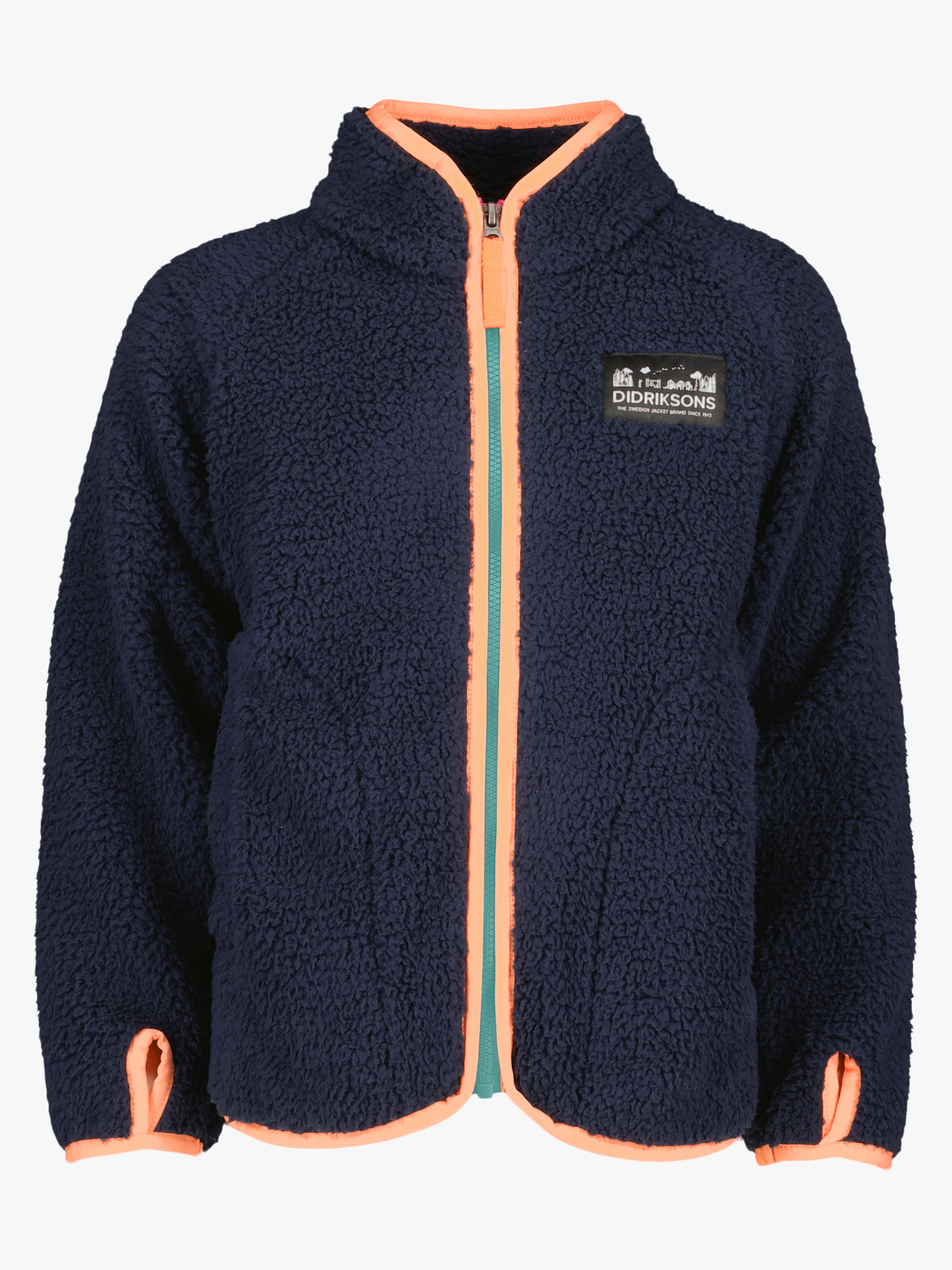 Didriksons Gibbs Fleecejacke, Navy, 120