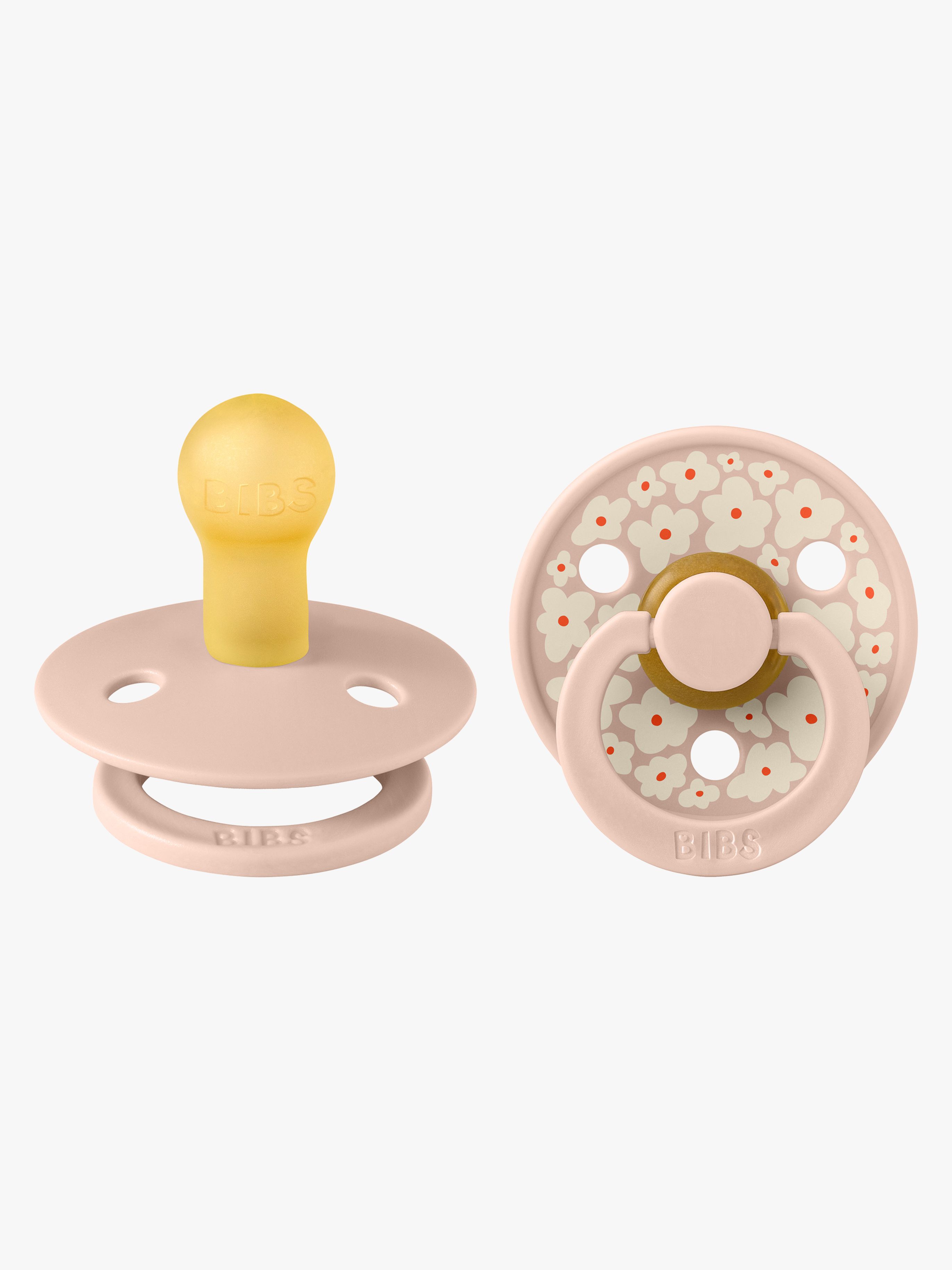 Studio Colour Schnuller 2er-Pack Latex Größe 1 Rund, Jasmine / Blush Mix