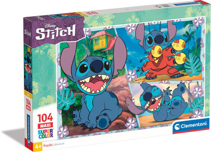Clementoni Disney Stitch Maxi Puzzle 104 Teile