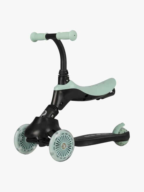 QPlay Sema Evo 3-rädriger 5-in-1 Tretroller, Grün