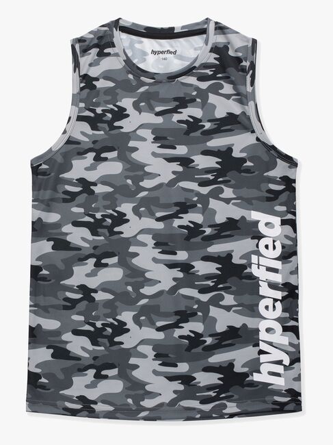 Hyperfied Bounce Tanktop 3er Pack, Black/Camo Black/Blue