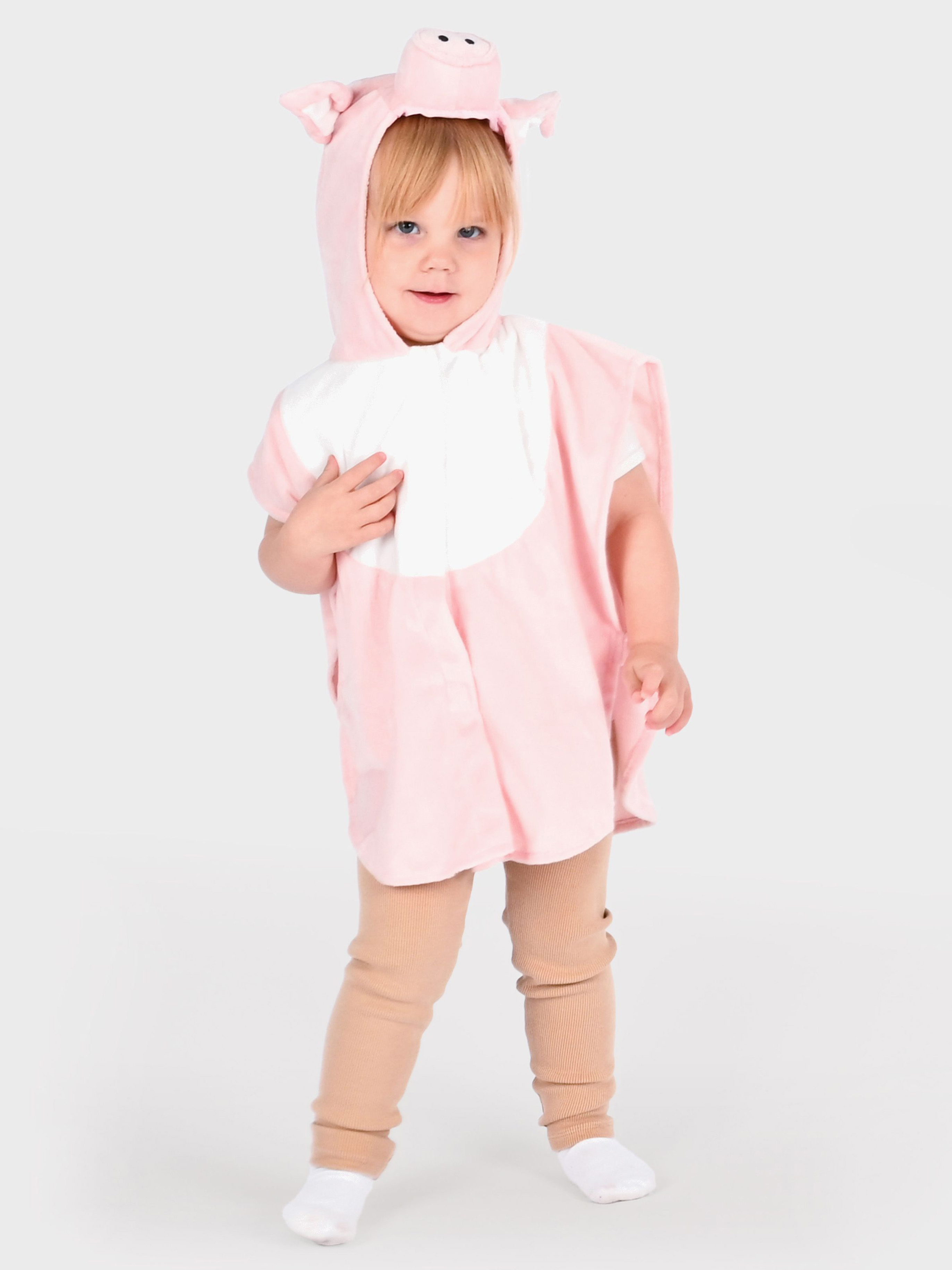 Den Goda Fen Kostüm Schwein 86-110 cm, Rosa