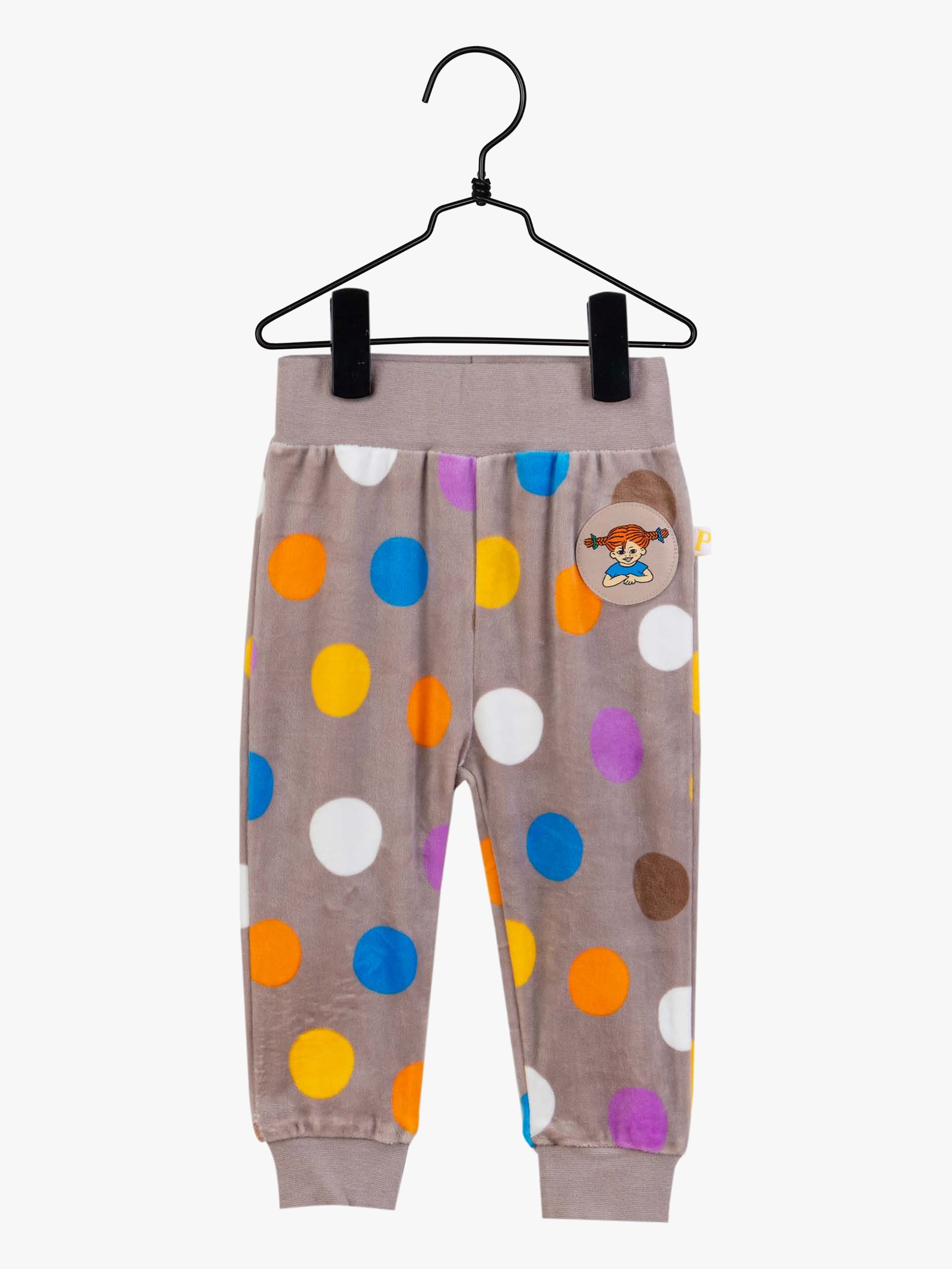 Bubbles Velour Hose, Beige, 56