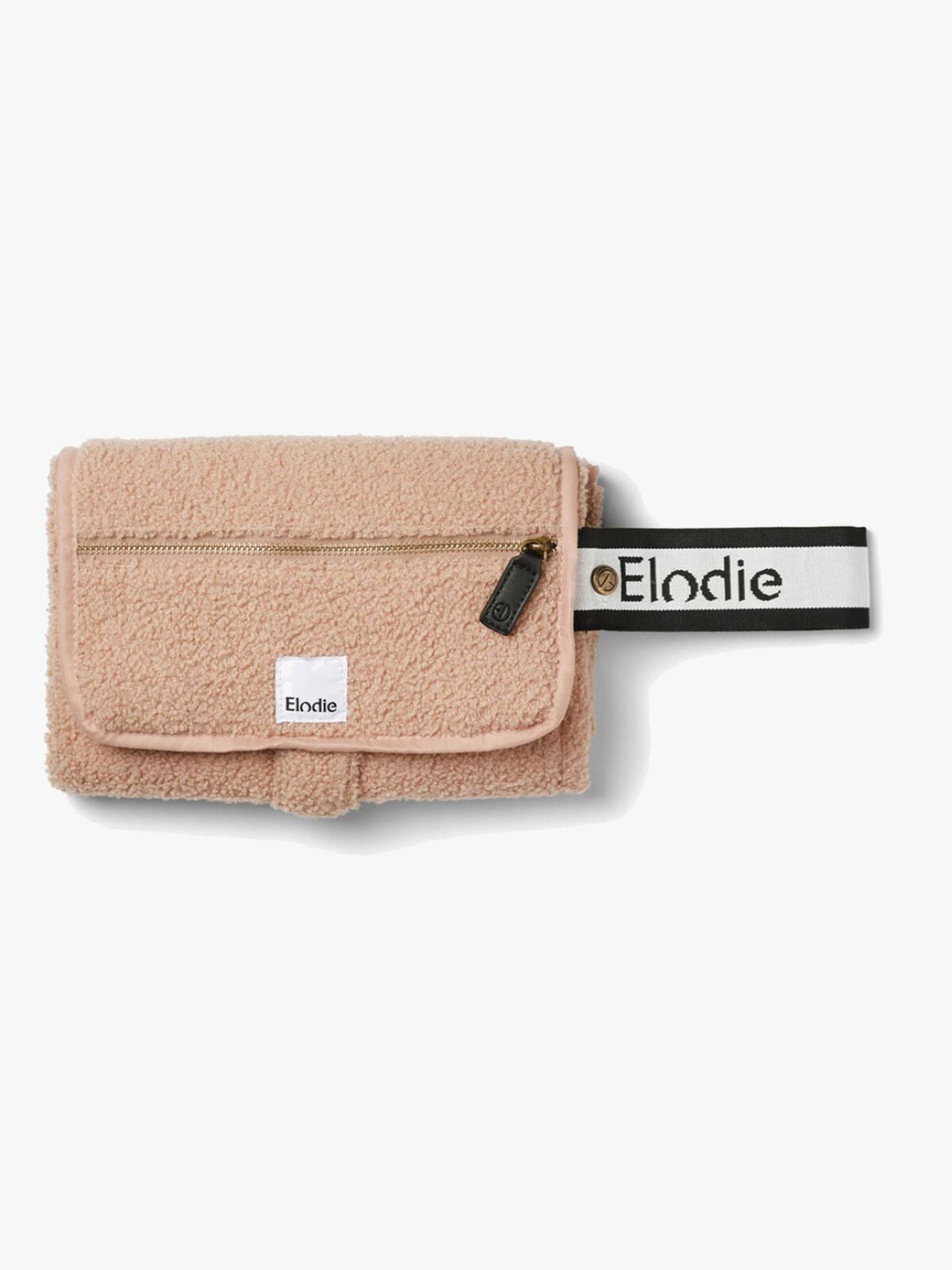 Elodie Tragbare Wickelunterlage, Pink Bouclé
