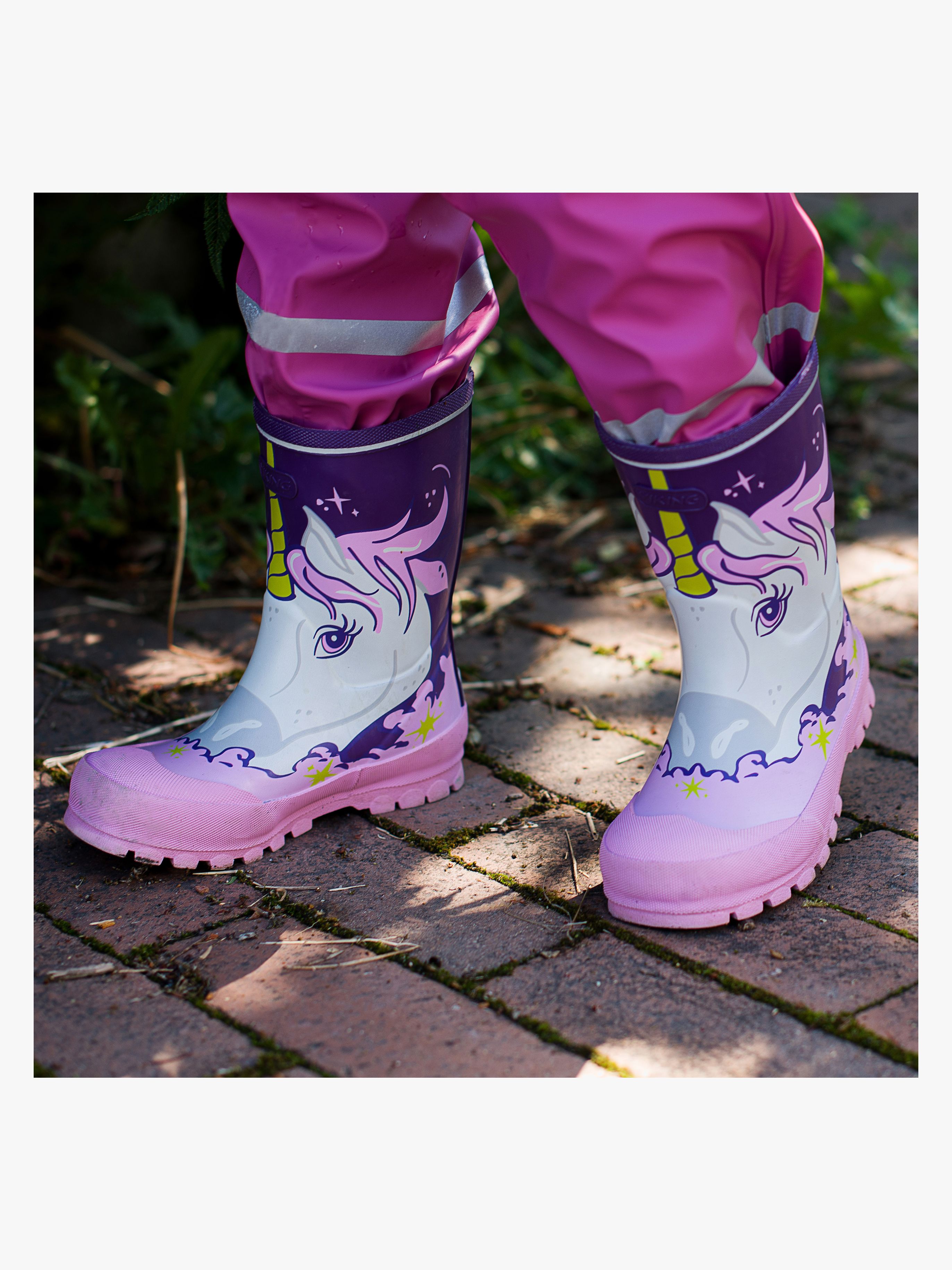 Jolly Print Gummistiefel, Purple, 26, Kindergummistiefel, Kinderstiefel, Gummistiefel kinder, Kids
