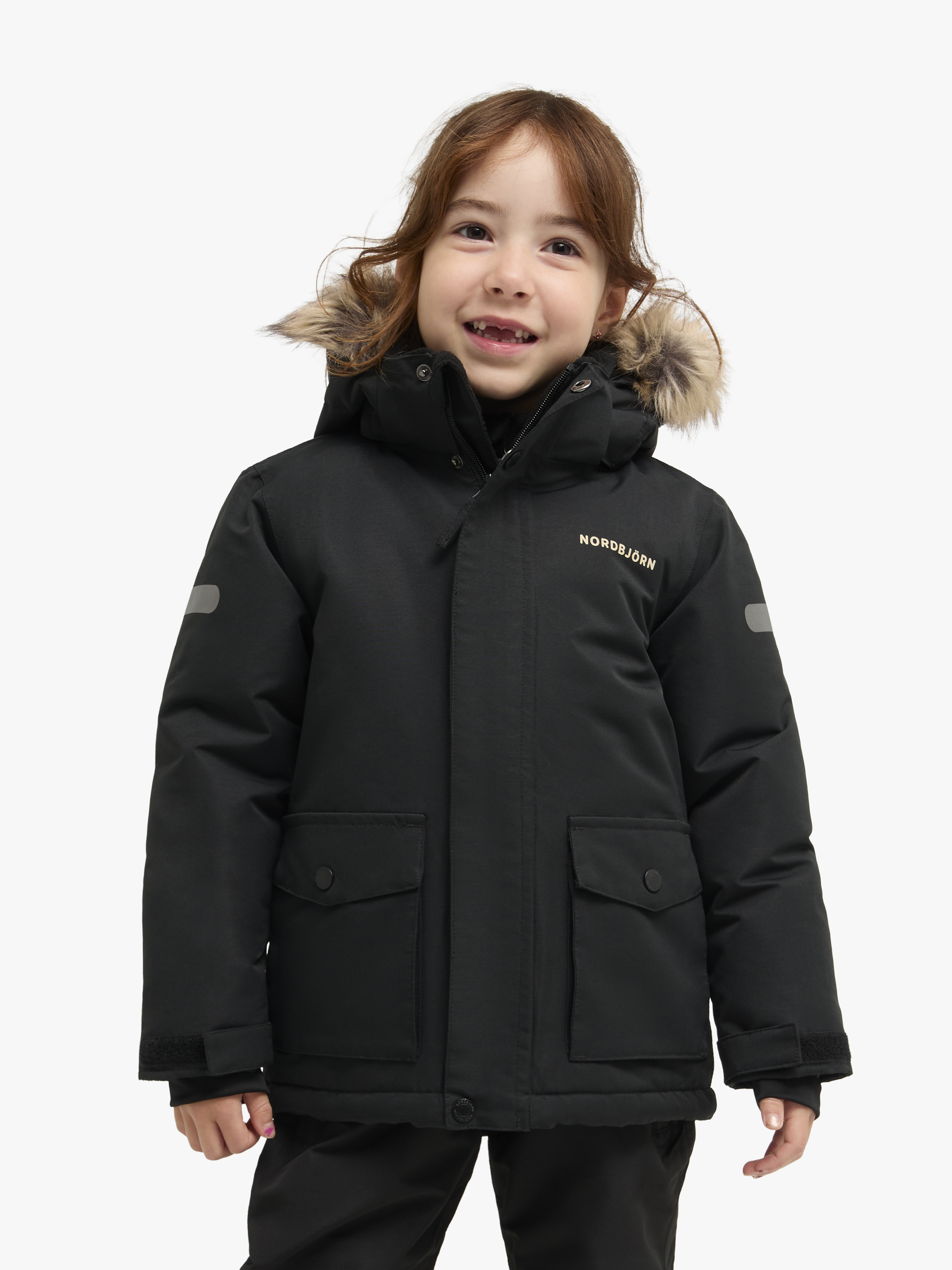 Nordbjörn Avalanche Winterjacke, Schwarz, 104